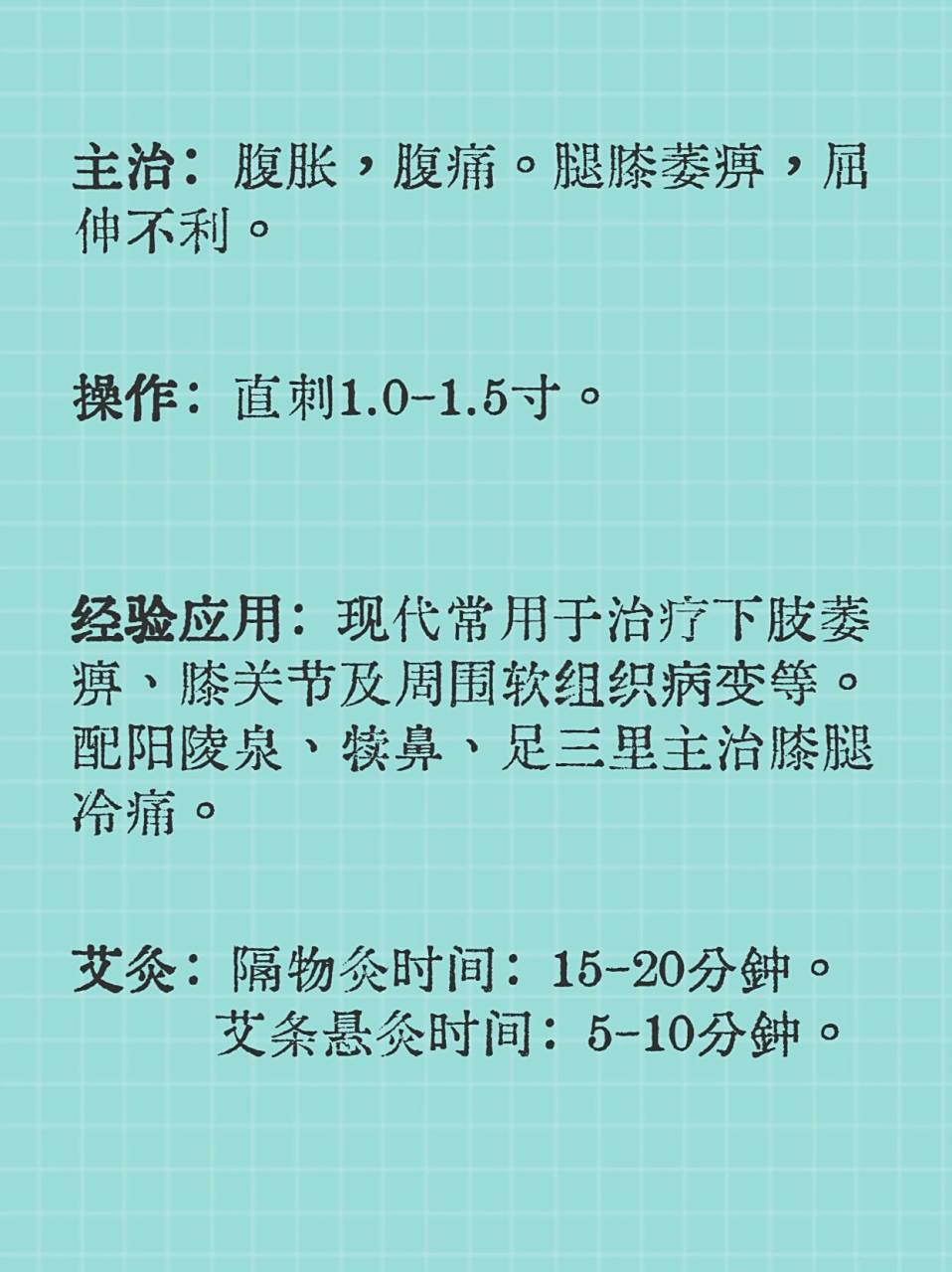 每天认识一个穴位-阴市