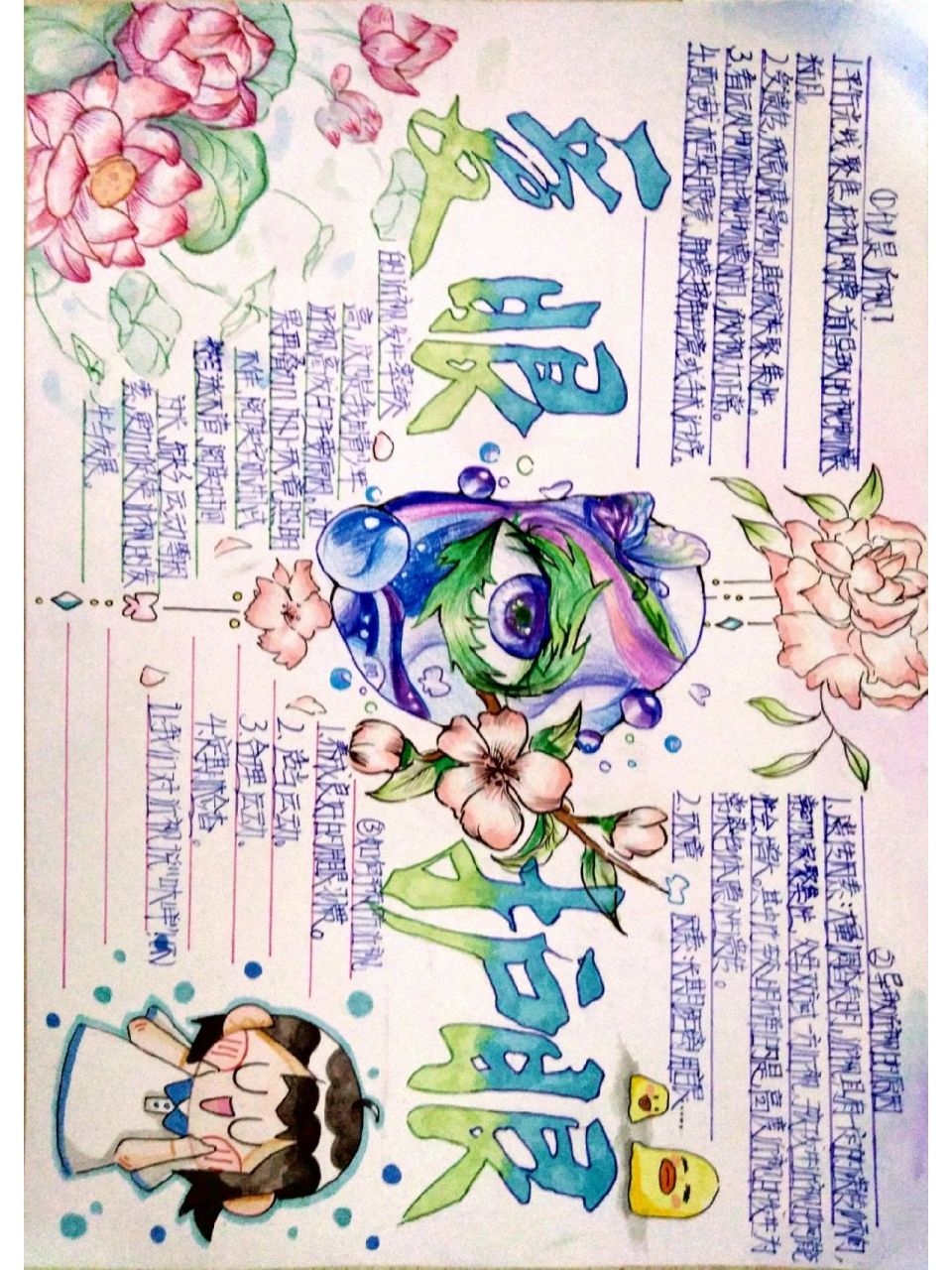 爱眼护眼手抄报 [坏笑]