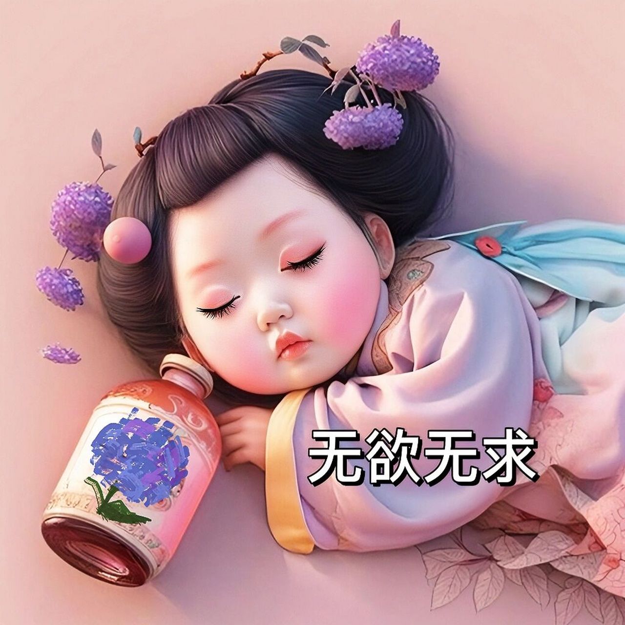 清心寡欲系列胖女孩头像