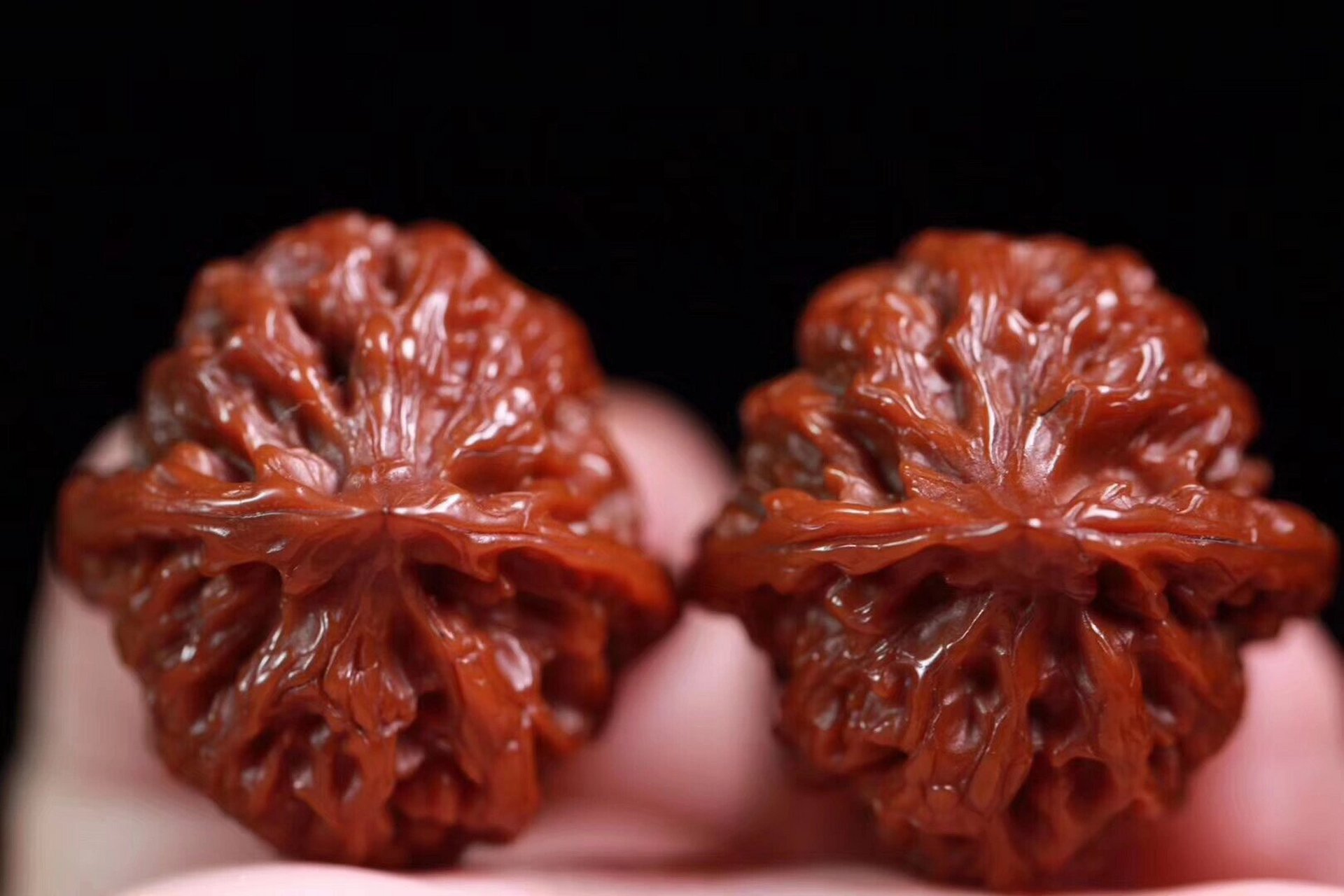 文玩核桃苹果园深度解读96挑选攻略9215 要找一对矮圆桩,纹路