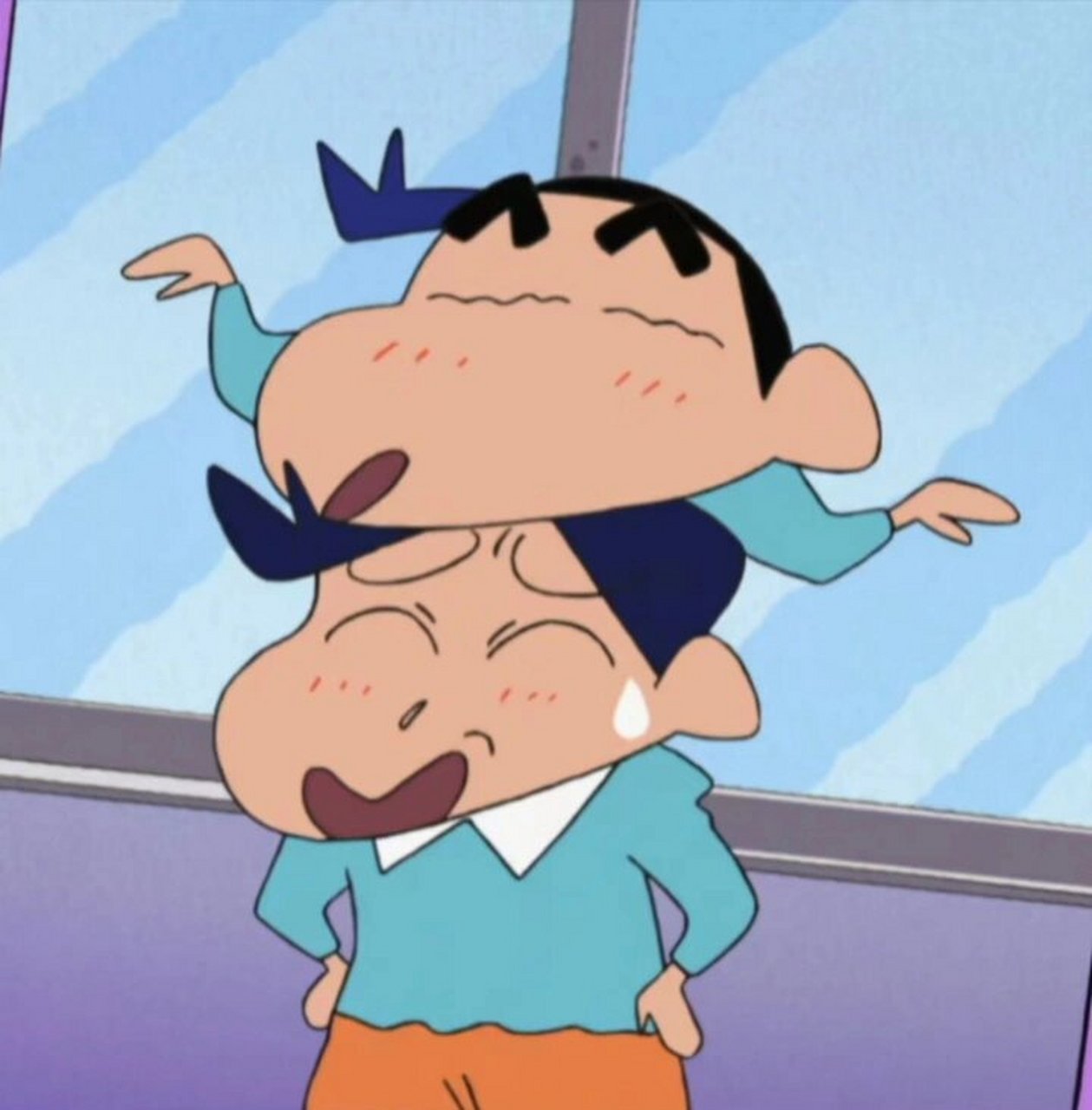 蜡笔小新里的cp 讲文明,树新风    小新&风间