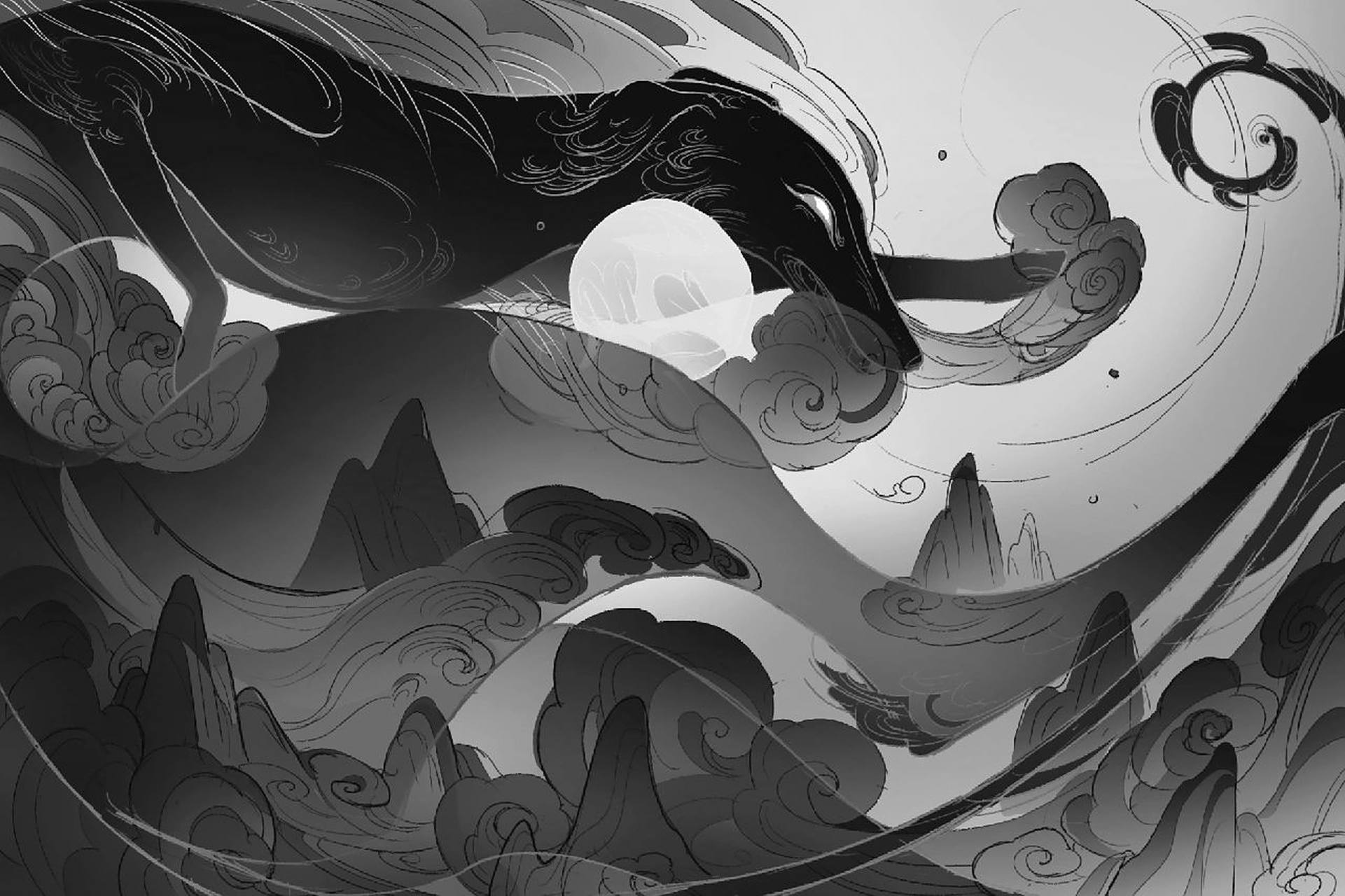 《天狗食月》2.