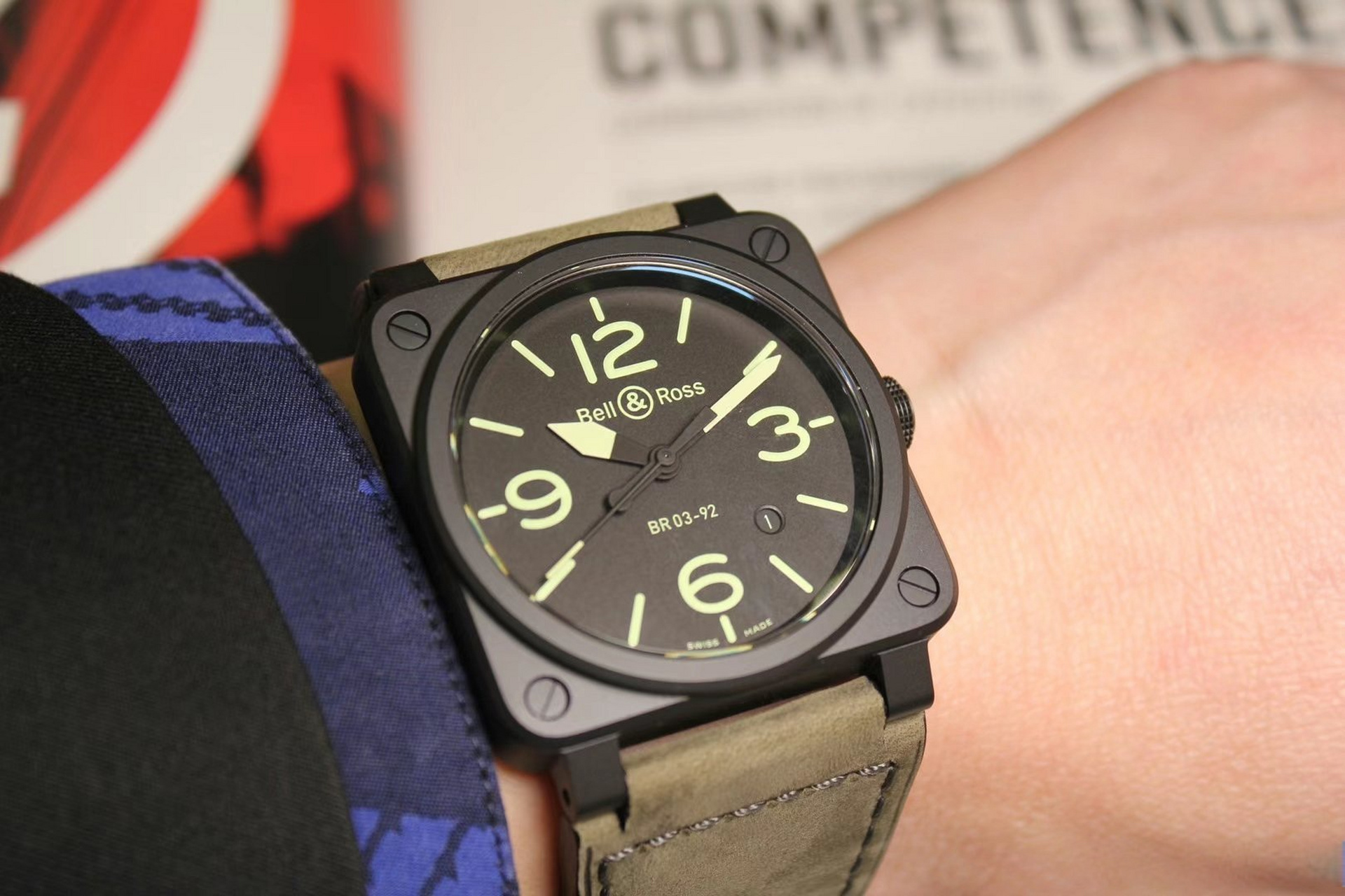 bell(&) ross 系列男士腕表 #柏莱士##瑞士原装手表##男士运动表##时