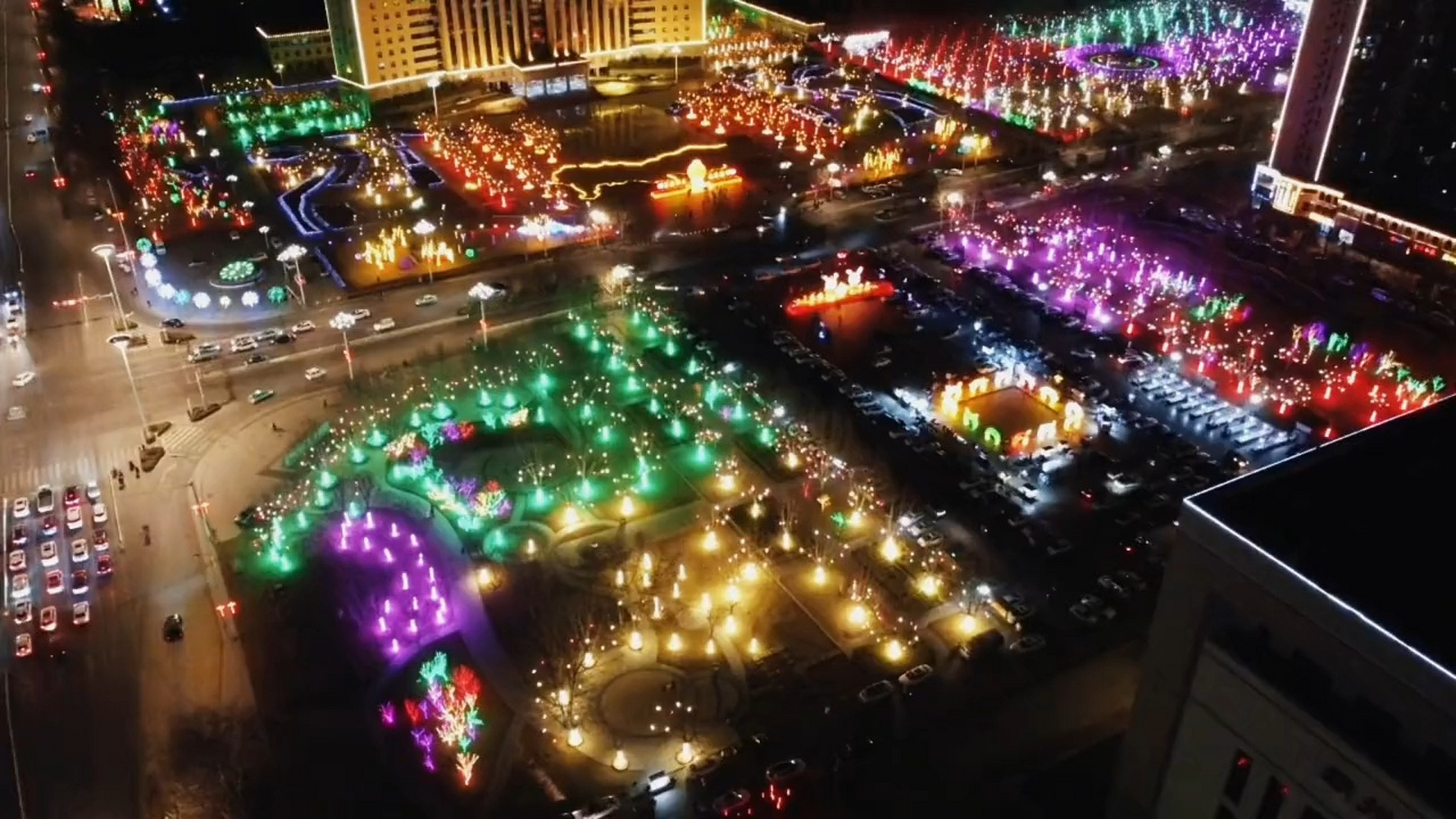 河北省廊坊市霸州市夜景