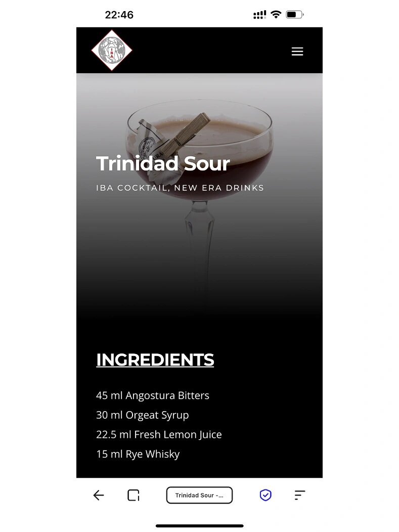 苦精收集者——特立尼达酸(附个人配方) 柠檬的酸甜,黑麦威士忌的麦香