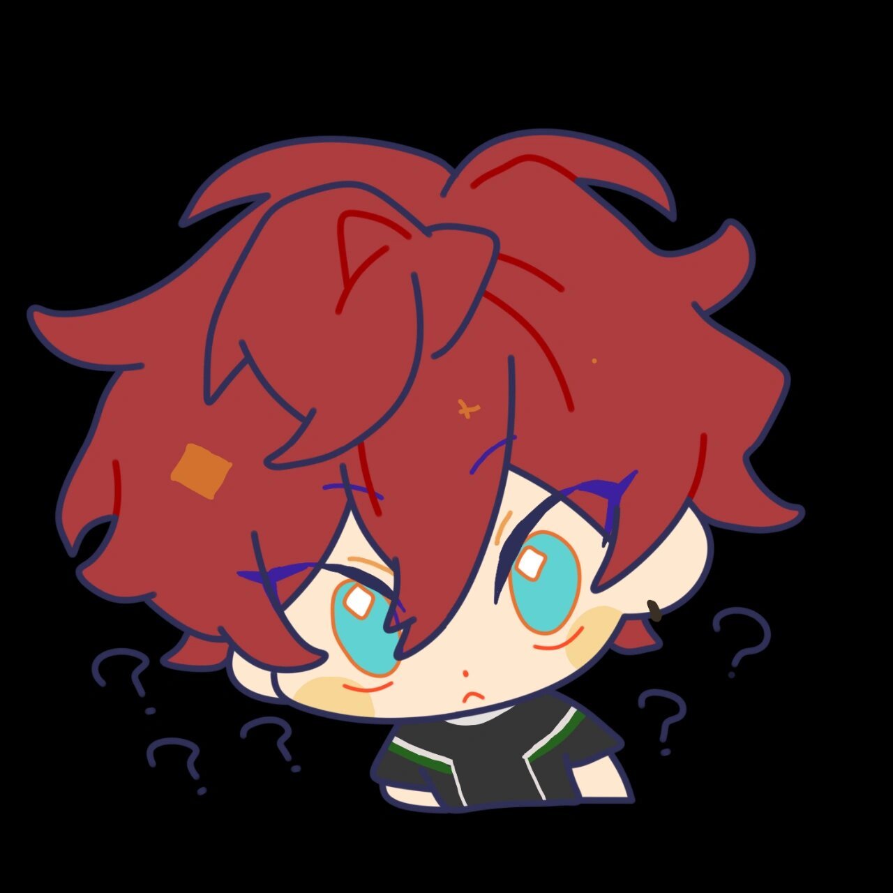 表情包原图(应该是透明底) #刘浩存# #偶像梦幻祭2# #天城一彩# #逆先