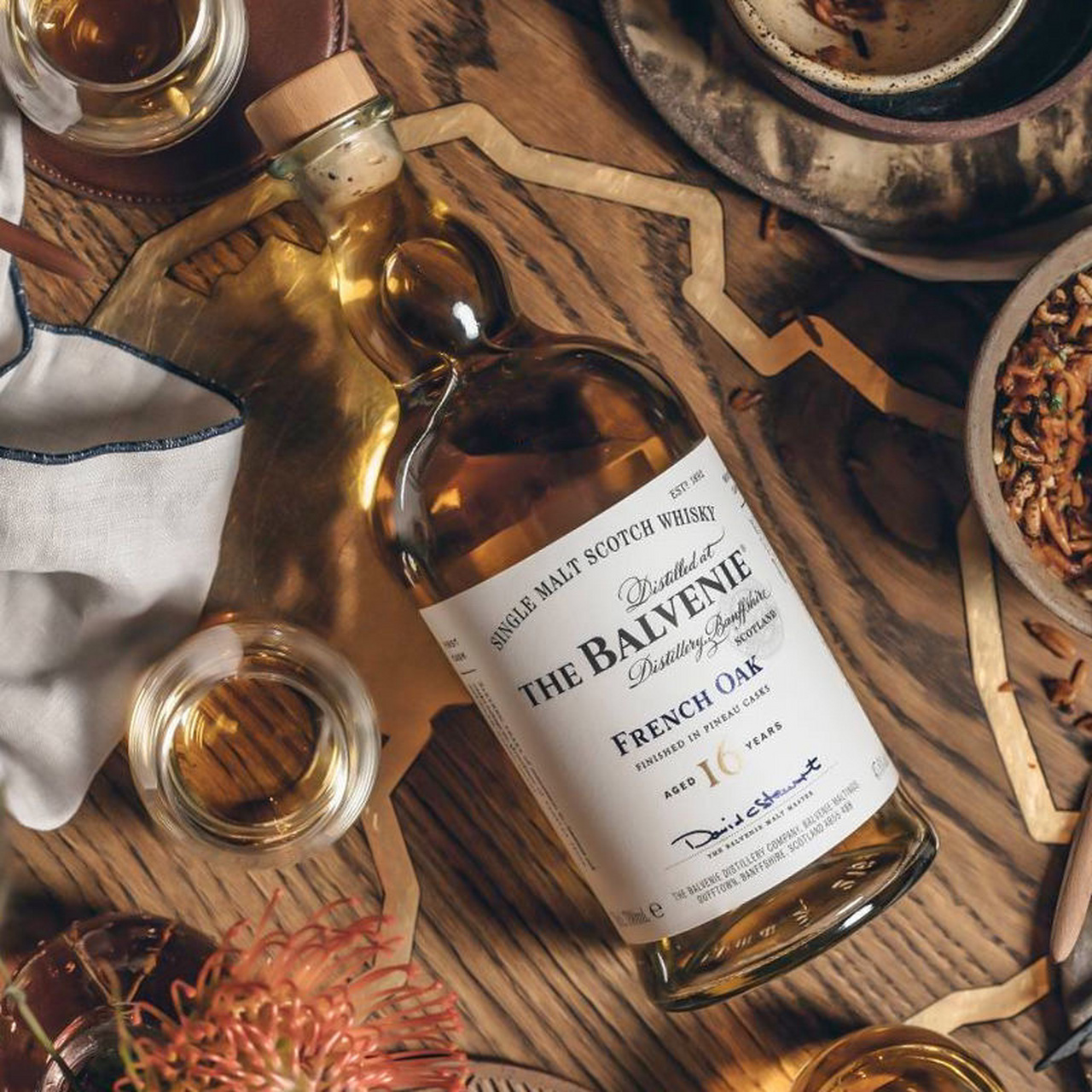 百富 16年法国皮诺甜酒桶 单一麦芽威士忌 the balvenie 16 french