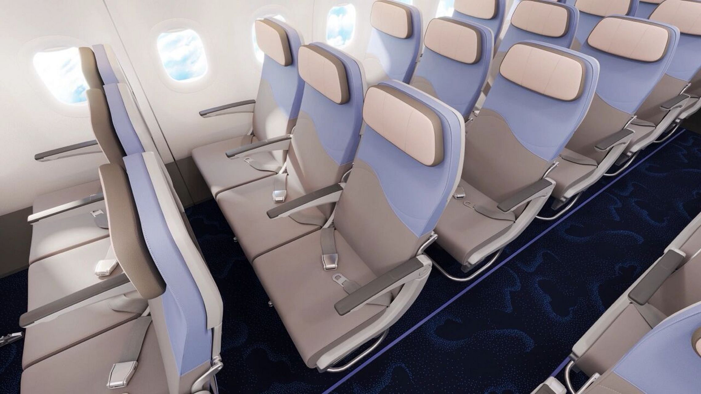 华航新的空客a321neo曝光7615商务舱太赞了91 光看照片就兴奋的