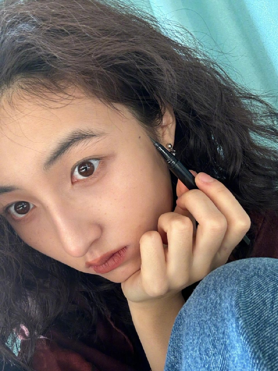 张子枫‖佑希同款鬓角痣90 一起追剧9292