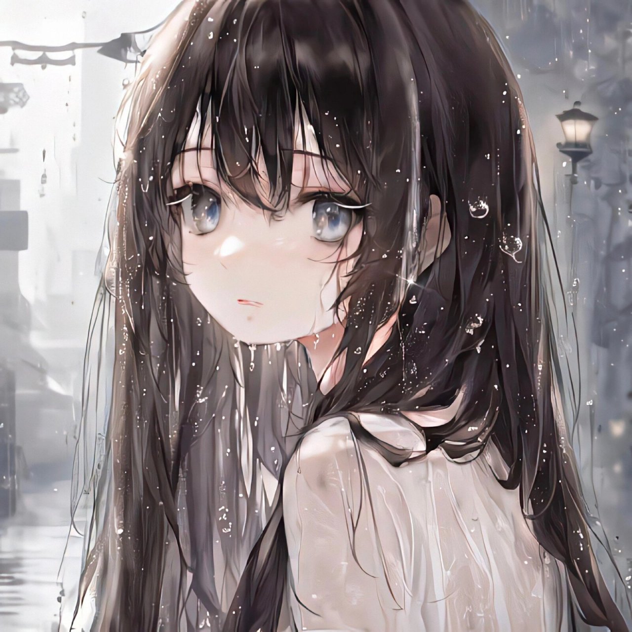 伤感动漫女头,可保存