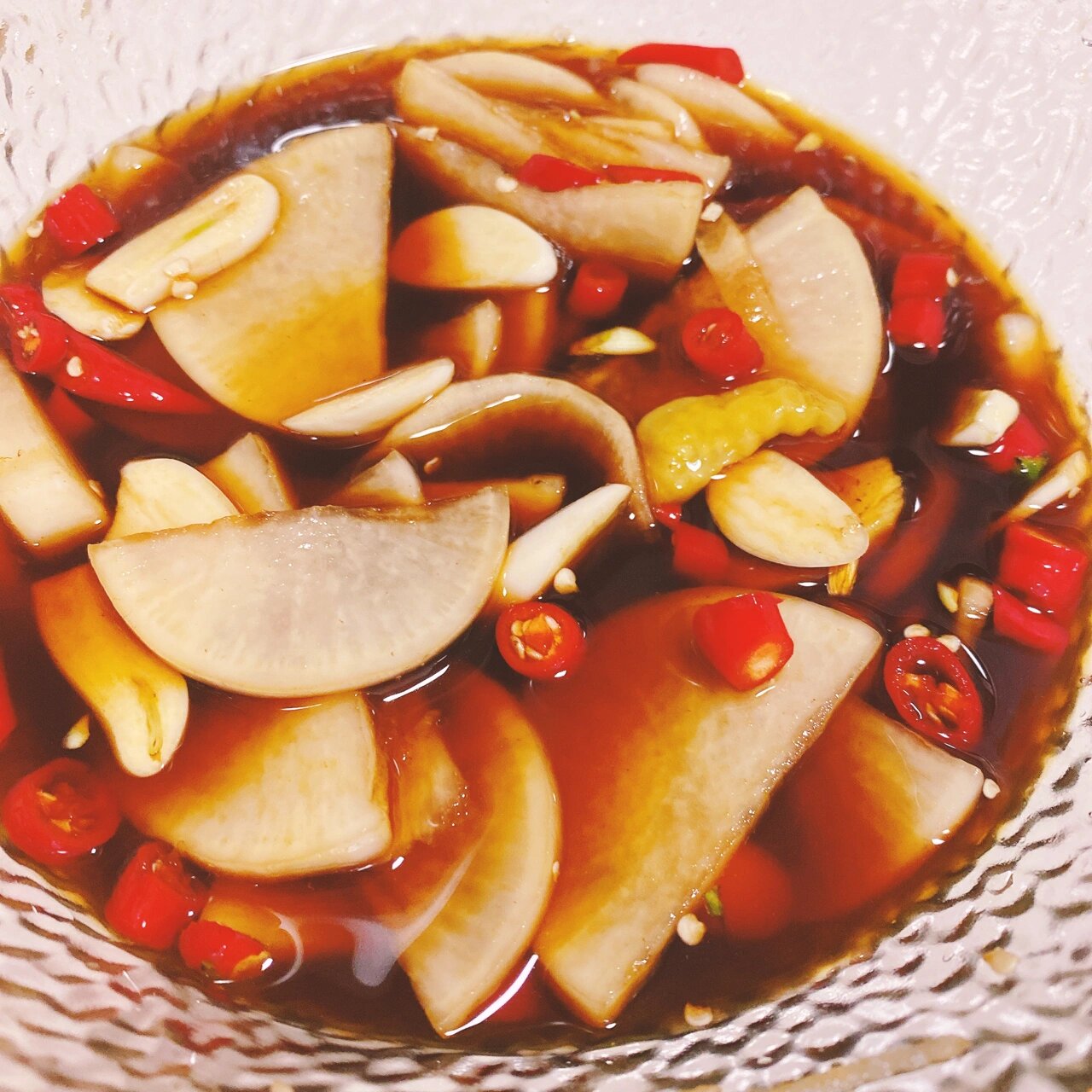 糖醋腌萝卜,开胃又解腻,口感清脆爽口9199