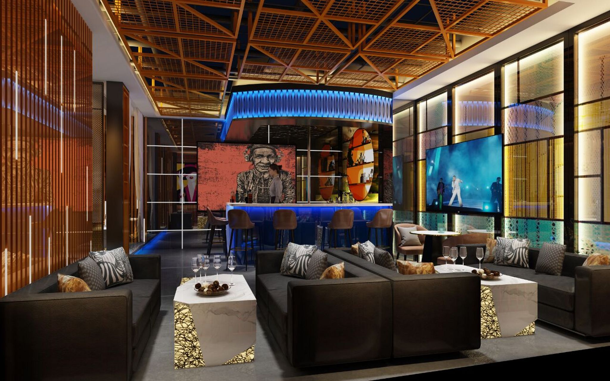 9套现代ktv包房设计分享!