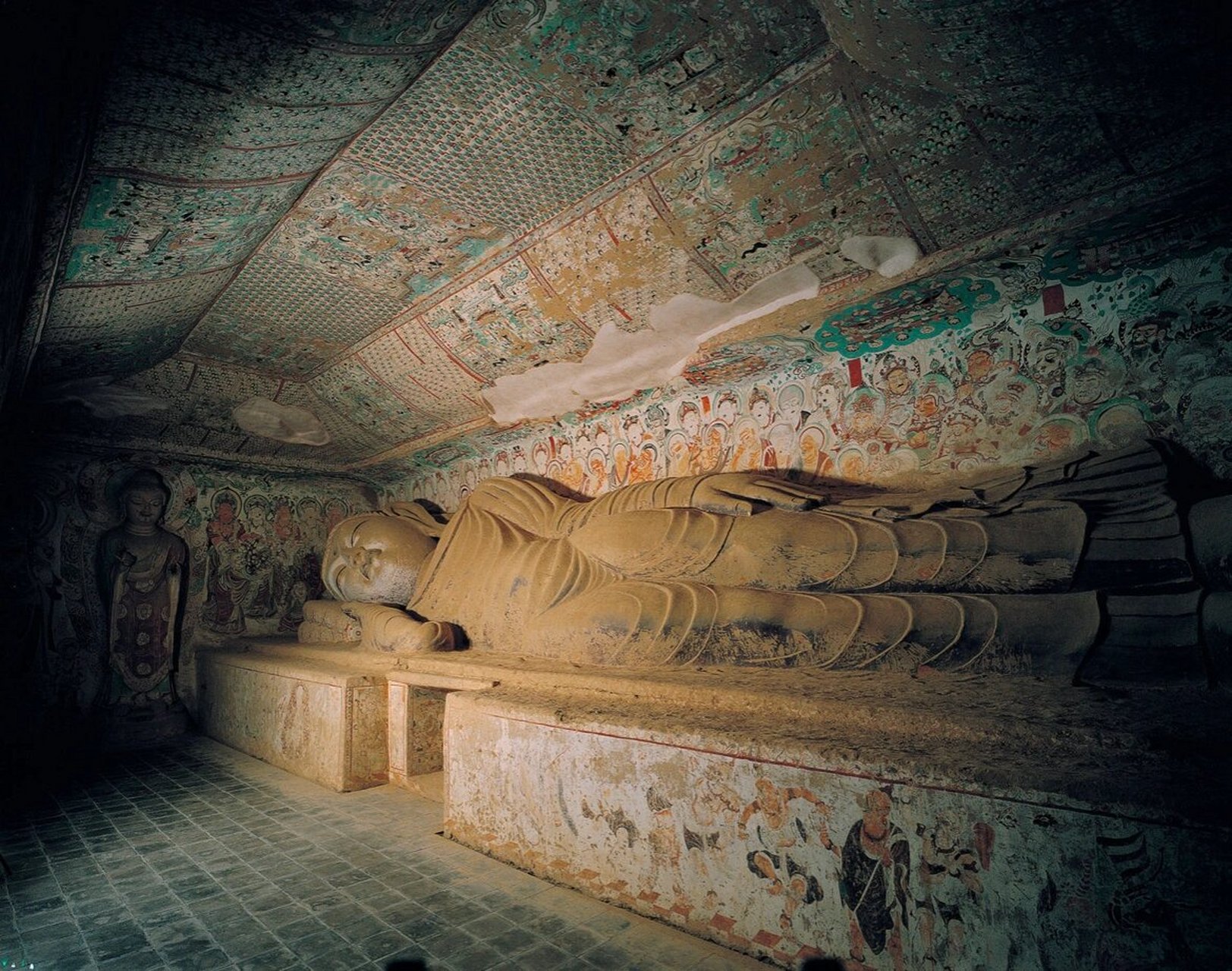 文明的印记-莫高窟158窟(一)  文明的印记一楼展厅的右半部分就是4/5