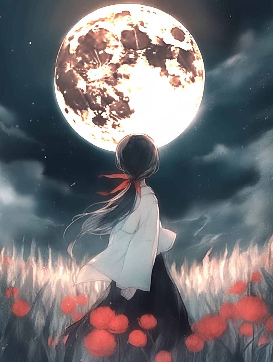 古风头像||月光少女·心醉的背影97