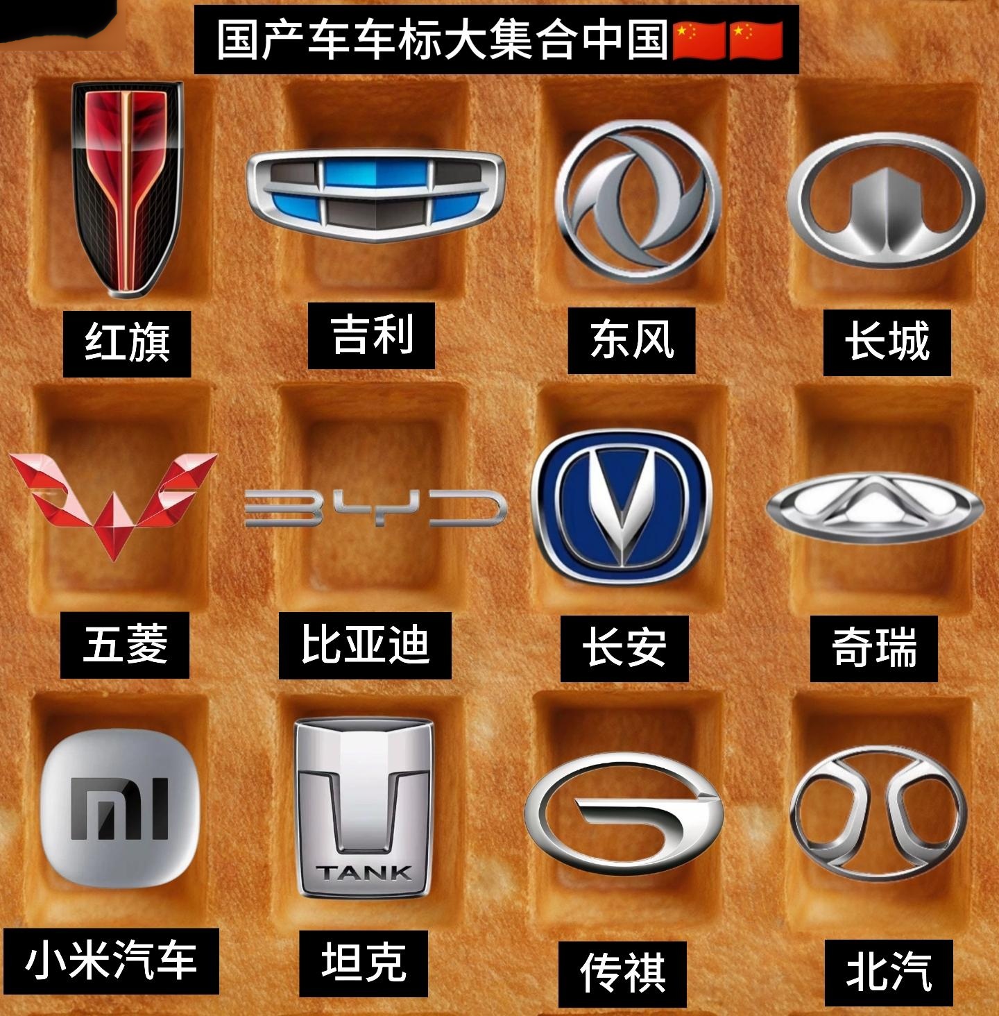 国产车汽车品牌,你最喜欢哪个品牌?领克车标你知道吗?