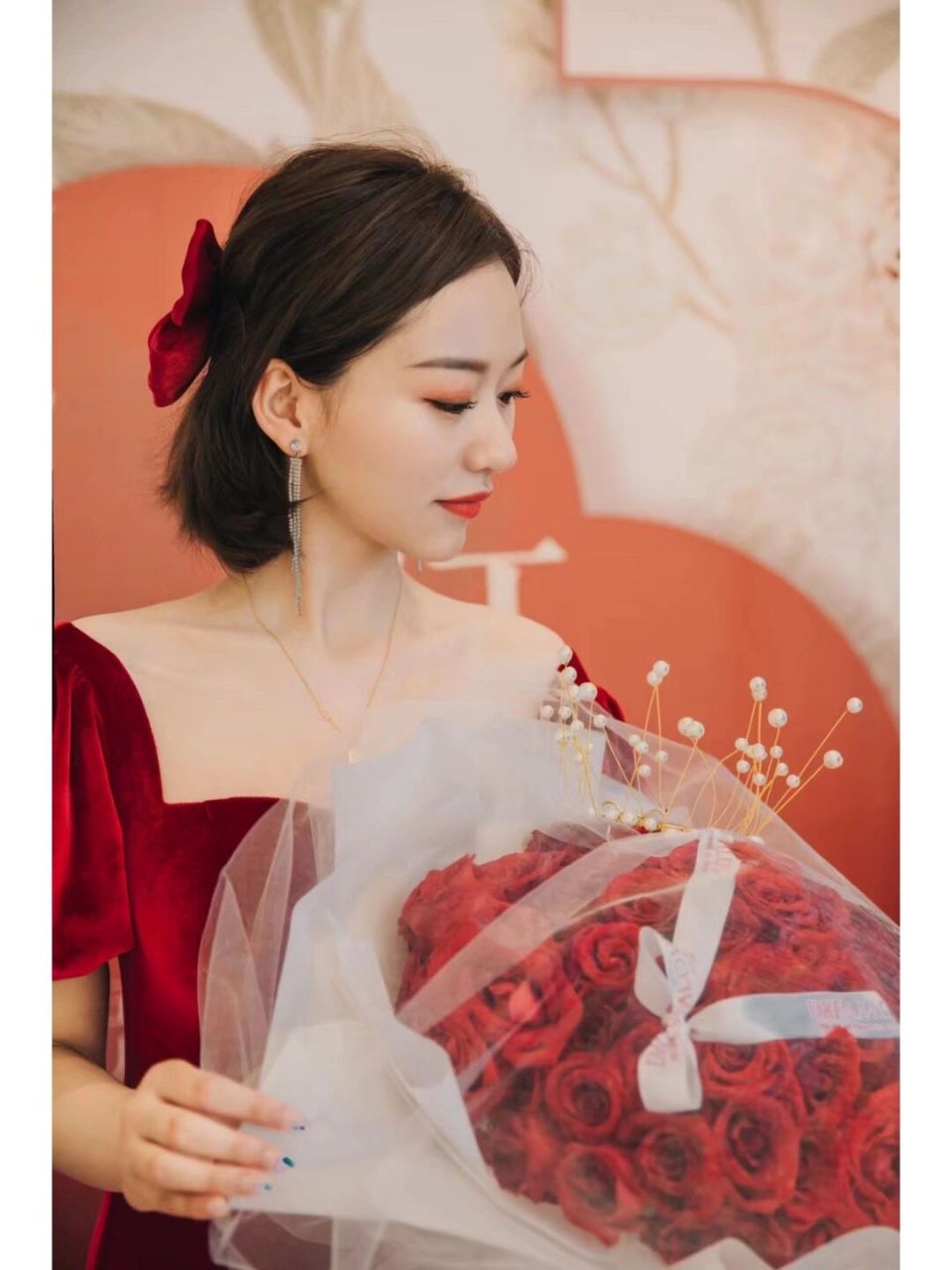 霍邱法姬娜订婚宴布置 7815囍·囍	7815 日期:2022年5月20日