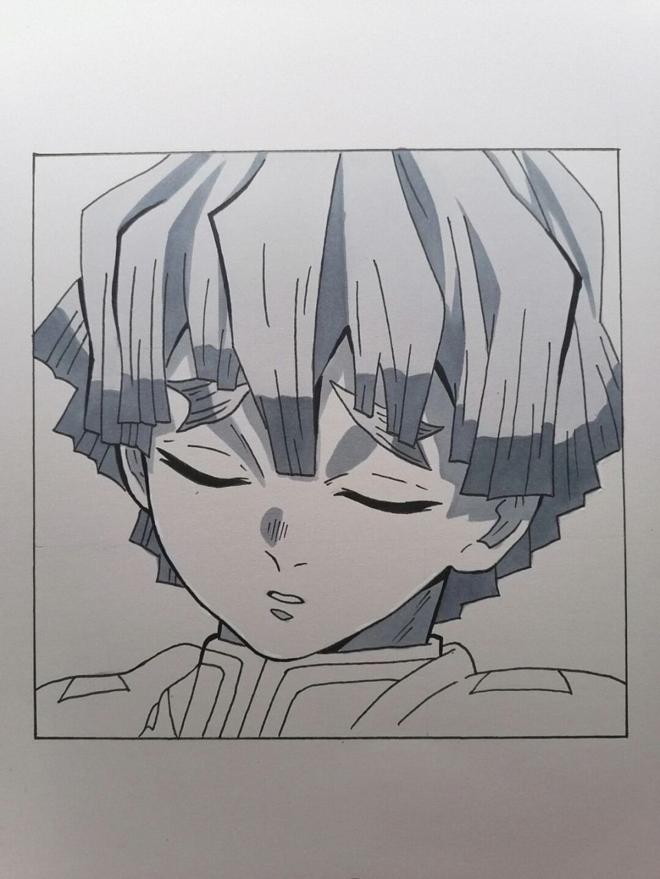 善逸过程 #鬼滅之刃# #手绘教程# #我妻善逸