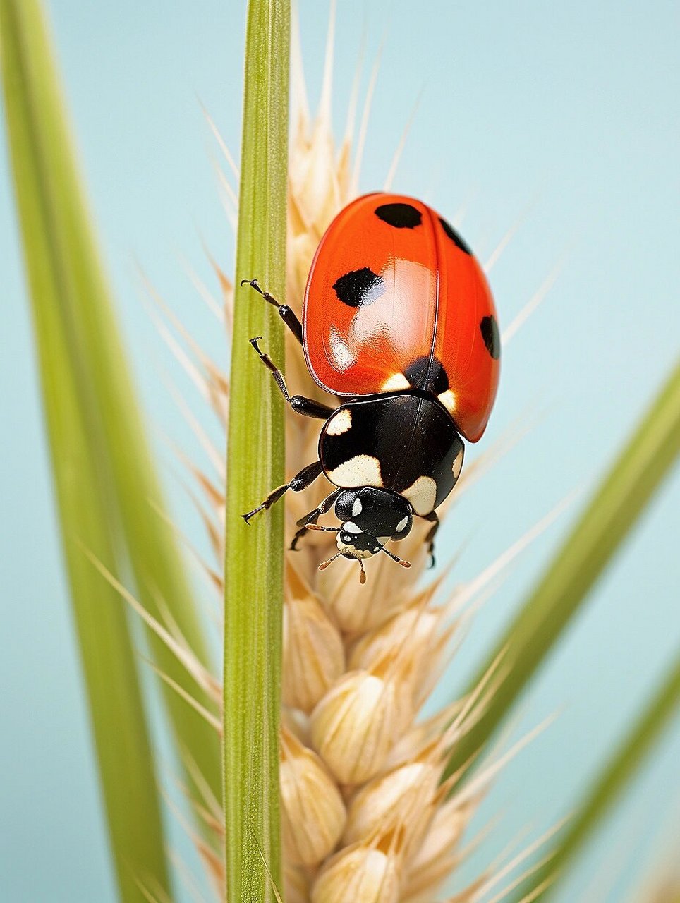 绘画素材||昆虫篇,可爱的七星瓢虫!