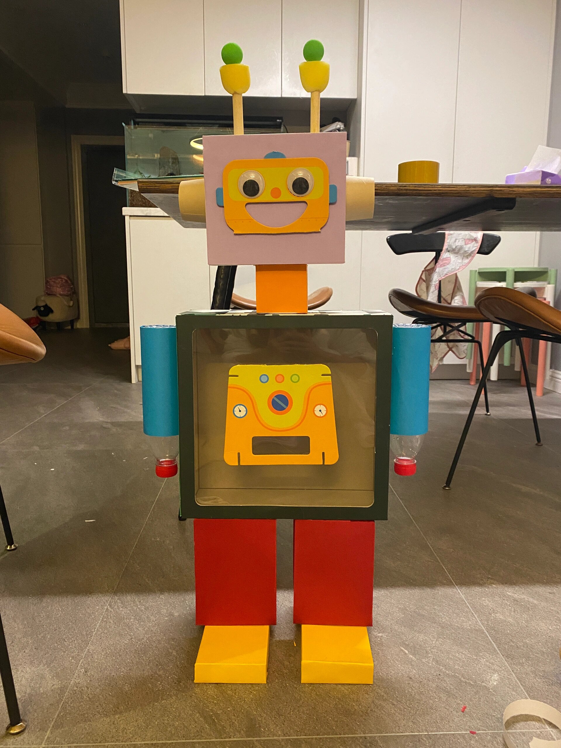 数学实践作业立体拼搭作品 我是小小设计师:立体图形创意拼搭.