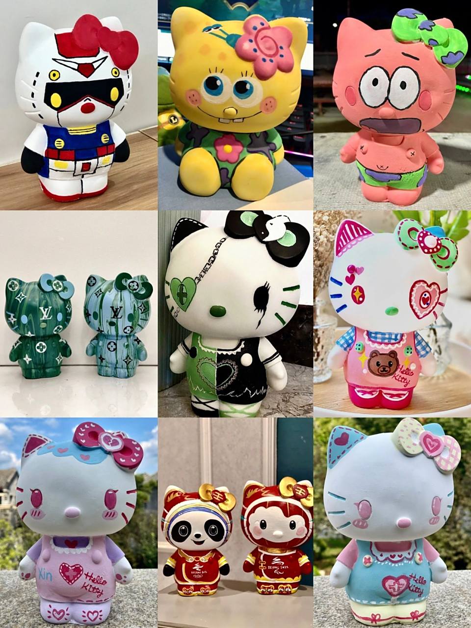 石膏娃娃大合集 没有人能拒绝这么好看的hello kitty 石膏娃娃吧