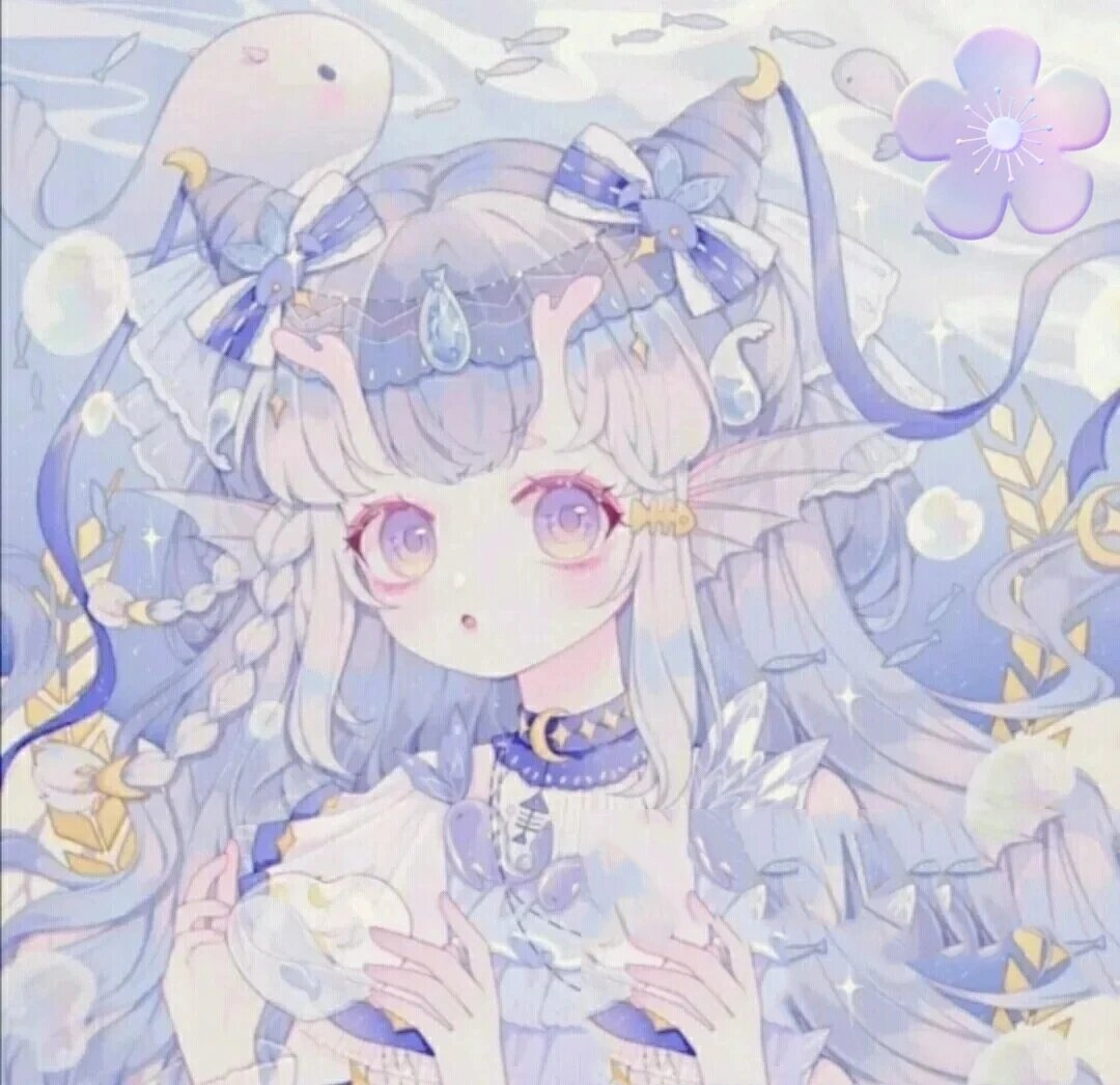 水瓶座可爱头像