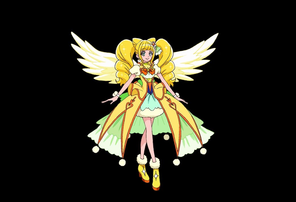光之美少女 9p图 治愈光美4人 2套战斗服