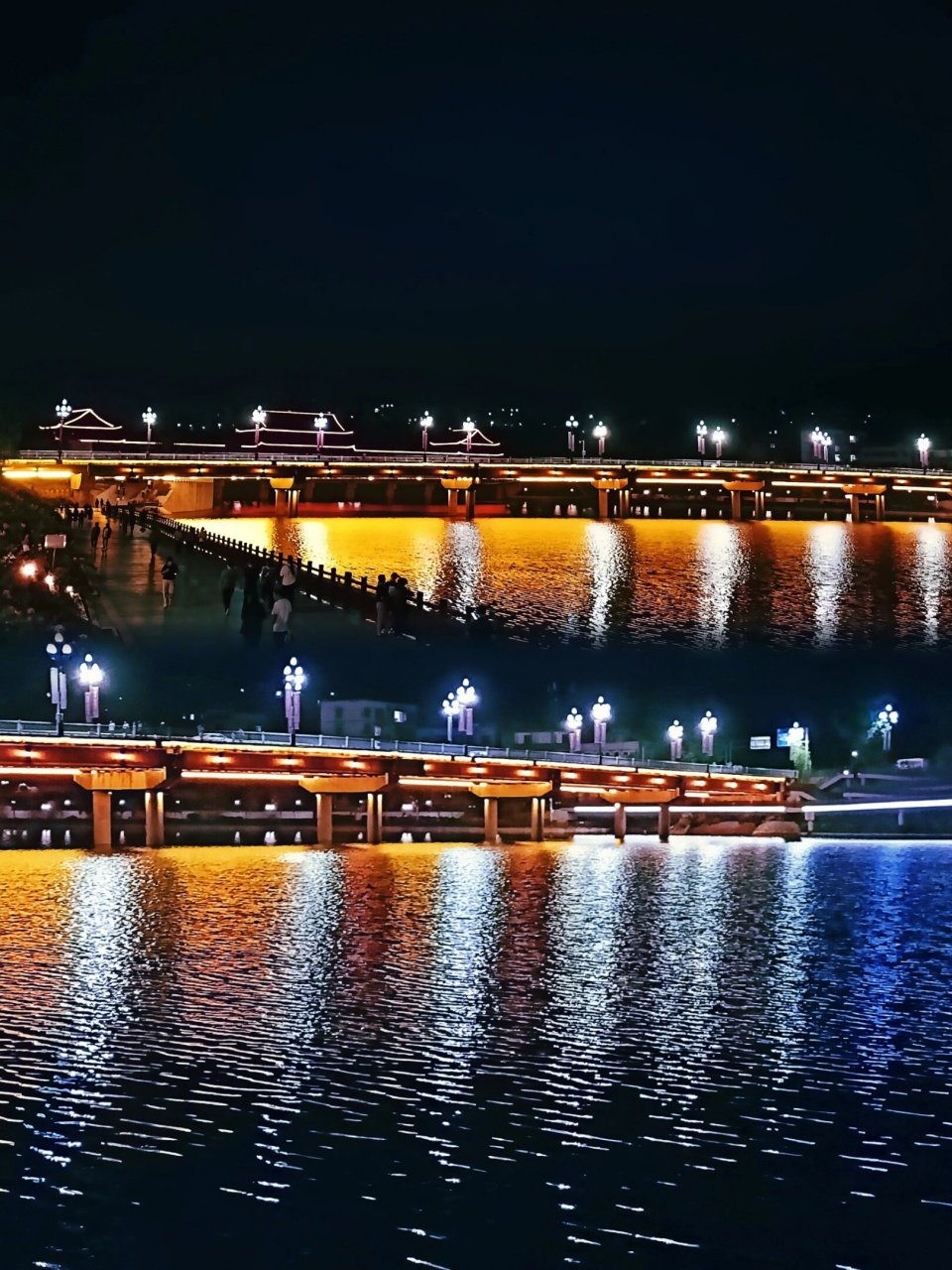 广元周边小城 | 旺苍红桥夜景 这座小城有太多值得留恋的东西了 很多