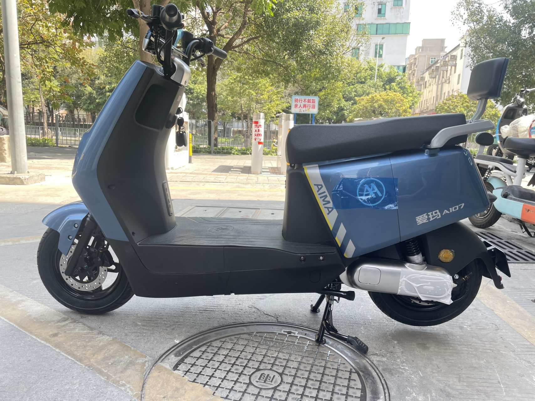 爱玛新国标电动自行车 爱玛新款路豪到货!