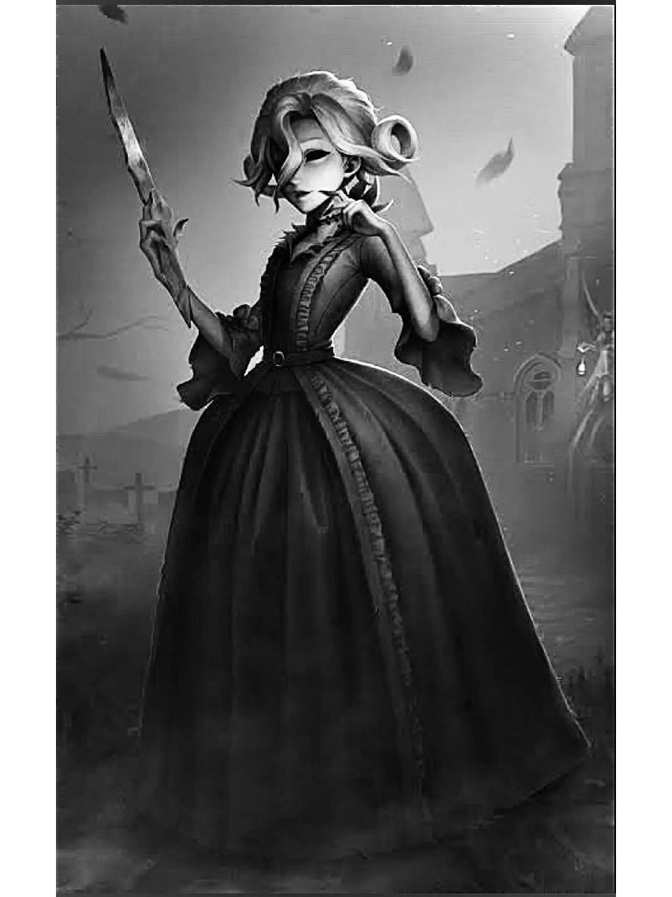 红夫人铅笔手绘9292 画了好久啊啊啊,尽力在还原原图 嘴巴那里的