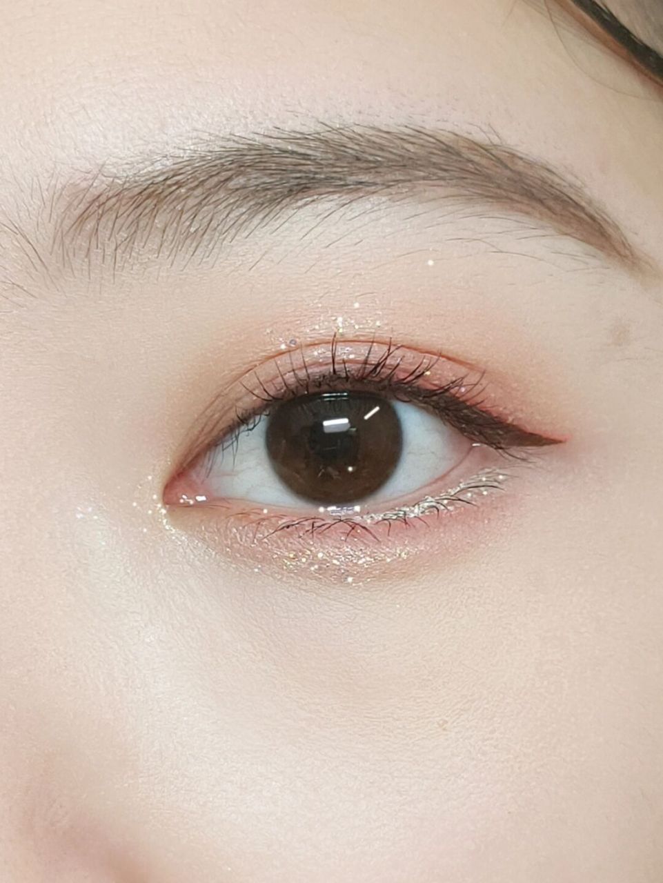 单眼皮也能画出超闪78眼妆,少女感十足93 单眼皮眼妆第4弹 1贴宽