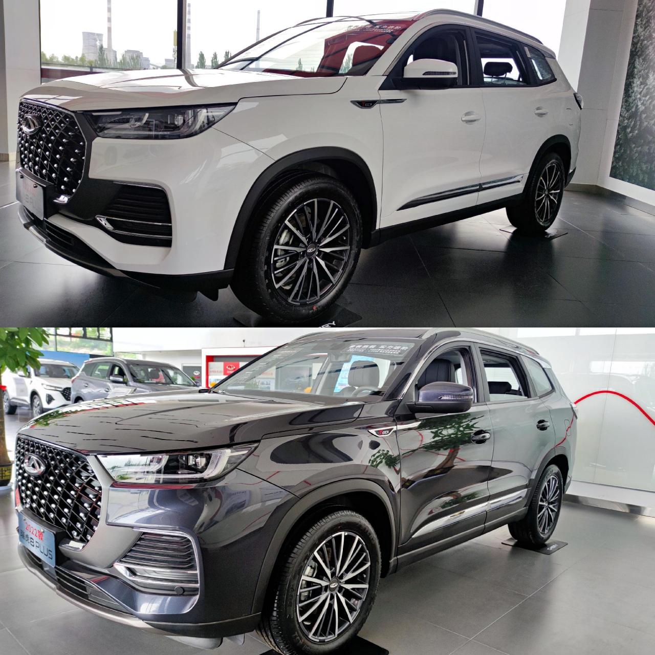 瑞虎8plus最畅销: 两款配色(白色/灰色) 两款配置 (豪情/豪享)