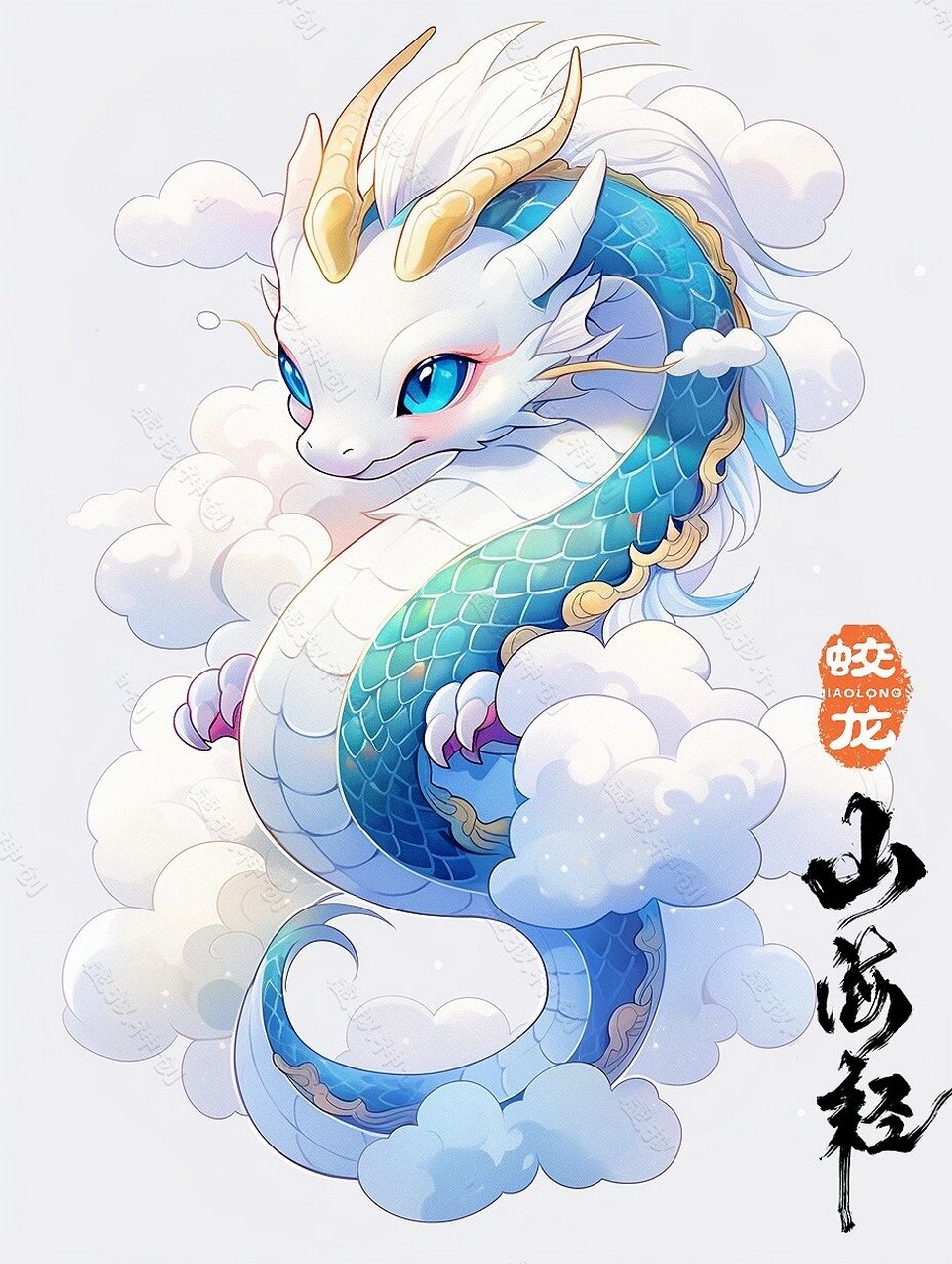 『蛟龙』山海经里可以兴风作浪的龙 【蛟龙】(幼年体) 蛟龙即蛟,是