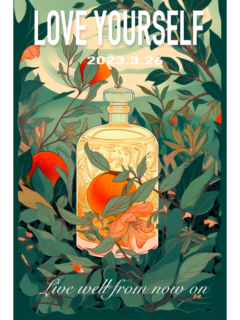 ai绘制商业插画香水广告