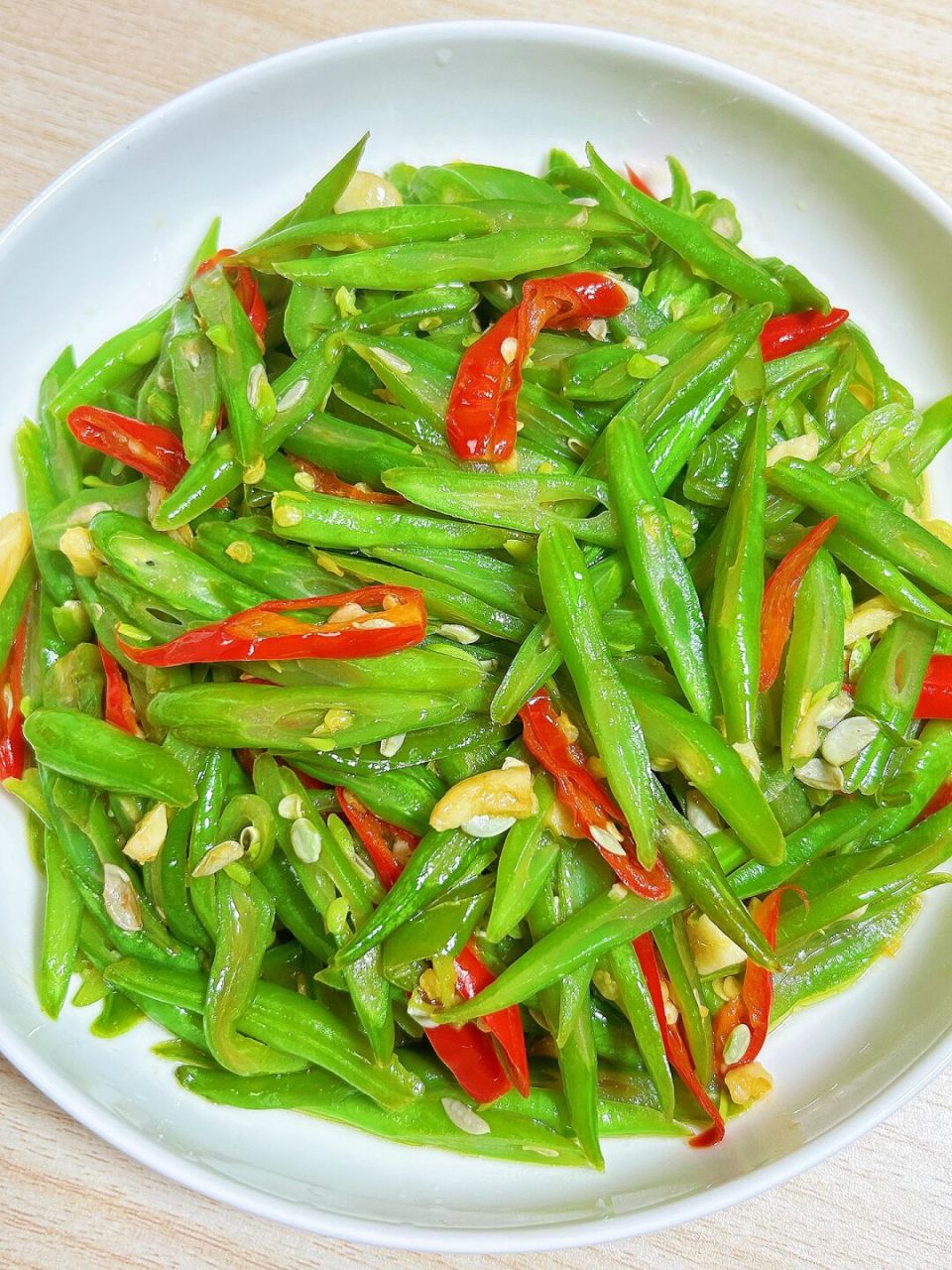 挑战100道家常菜,不重样第2天6015清炒四季豆 宝宝们周末快乐07