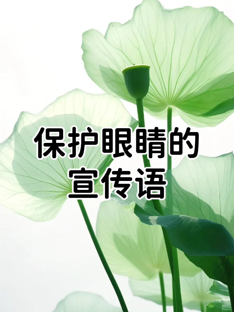 保护视力,从我做起! 关爱眼睛,关注健康! 眼明心亮,快乐人生!