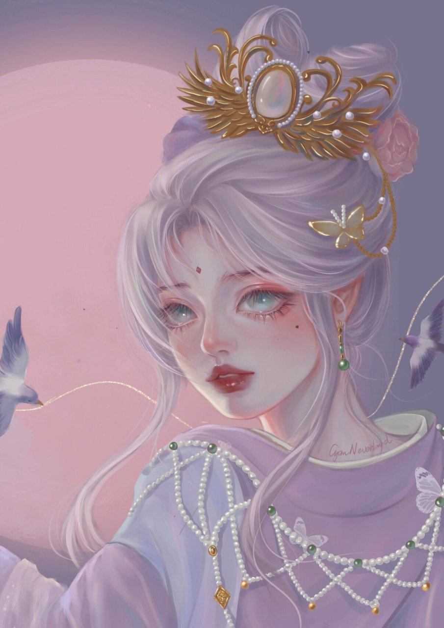 七夕特辑·织女星 七夕织女星拟人来啦 凑个热闹摸个织女姐姐吧 少不