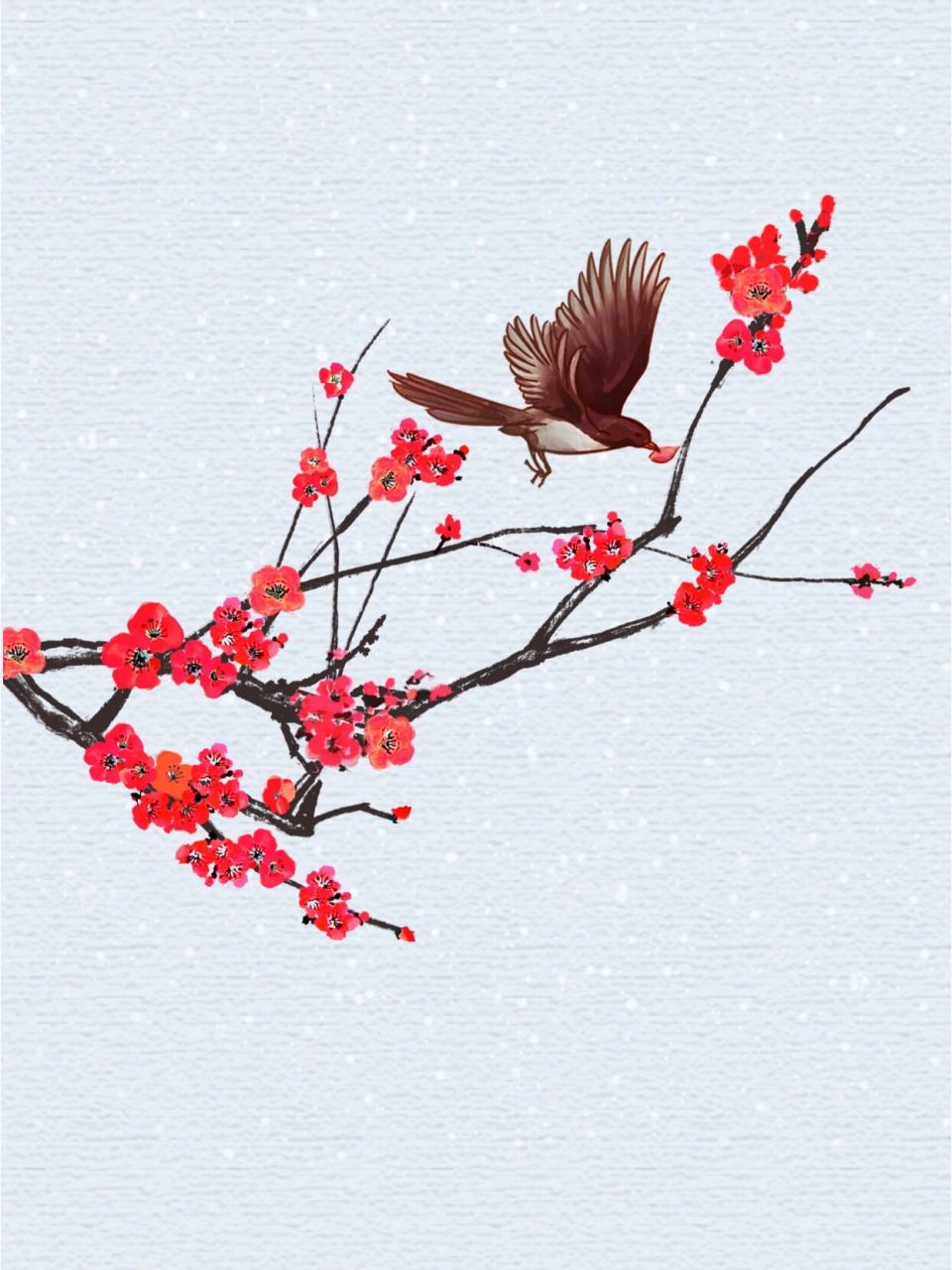 9483组冬季大雪节气|梅花|腊梅免扣素材 9494下周就是大雪节气