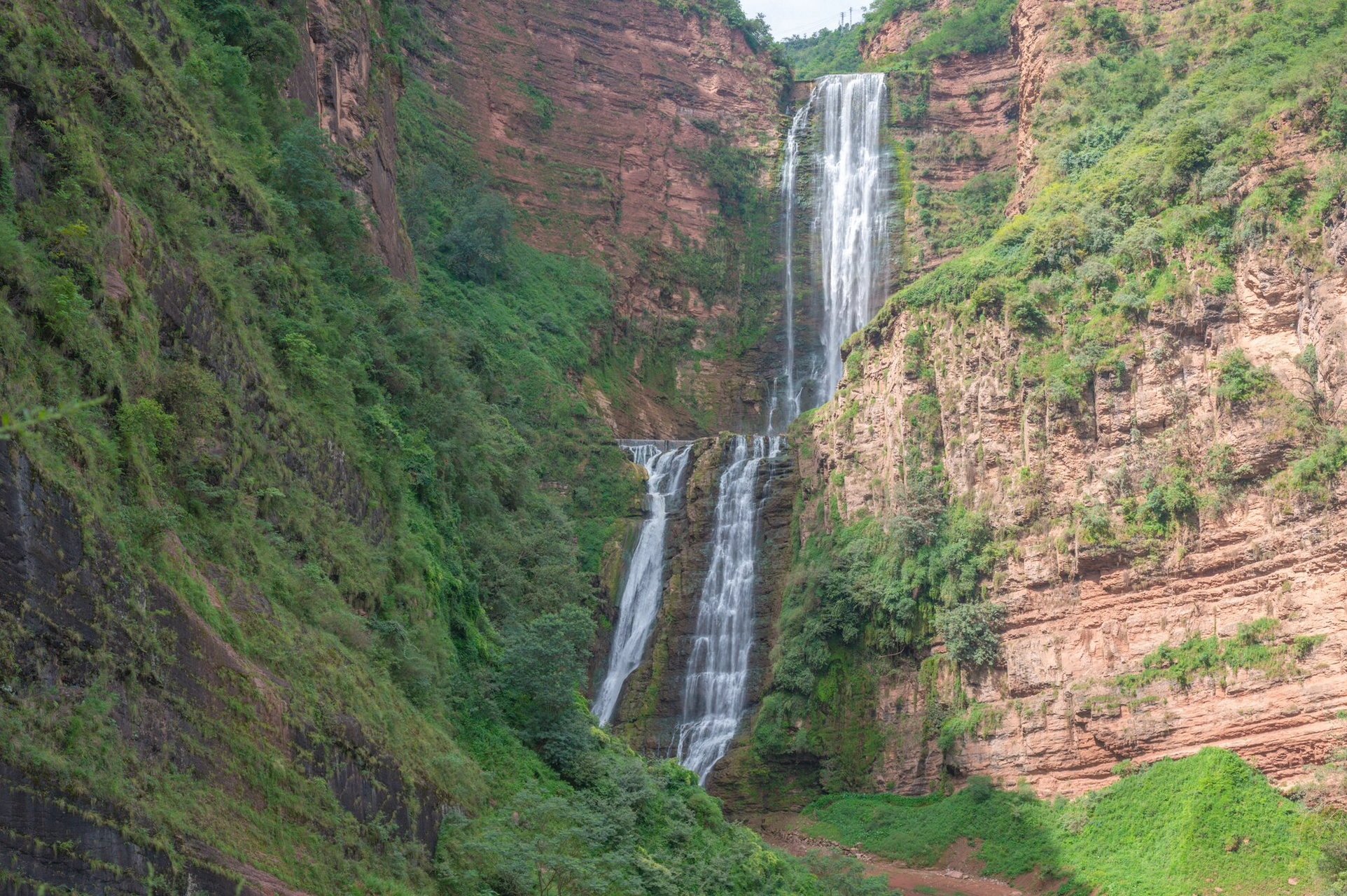 大姚三潭瀑布 三潭瀑布景区2023.09.29