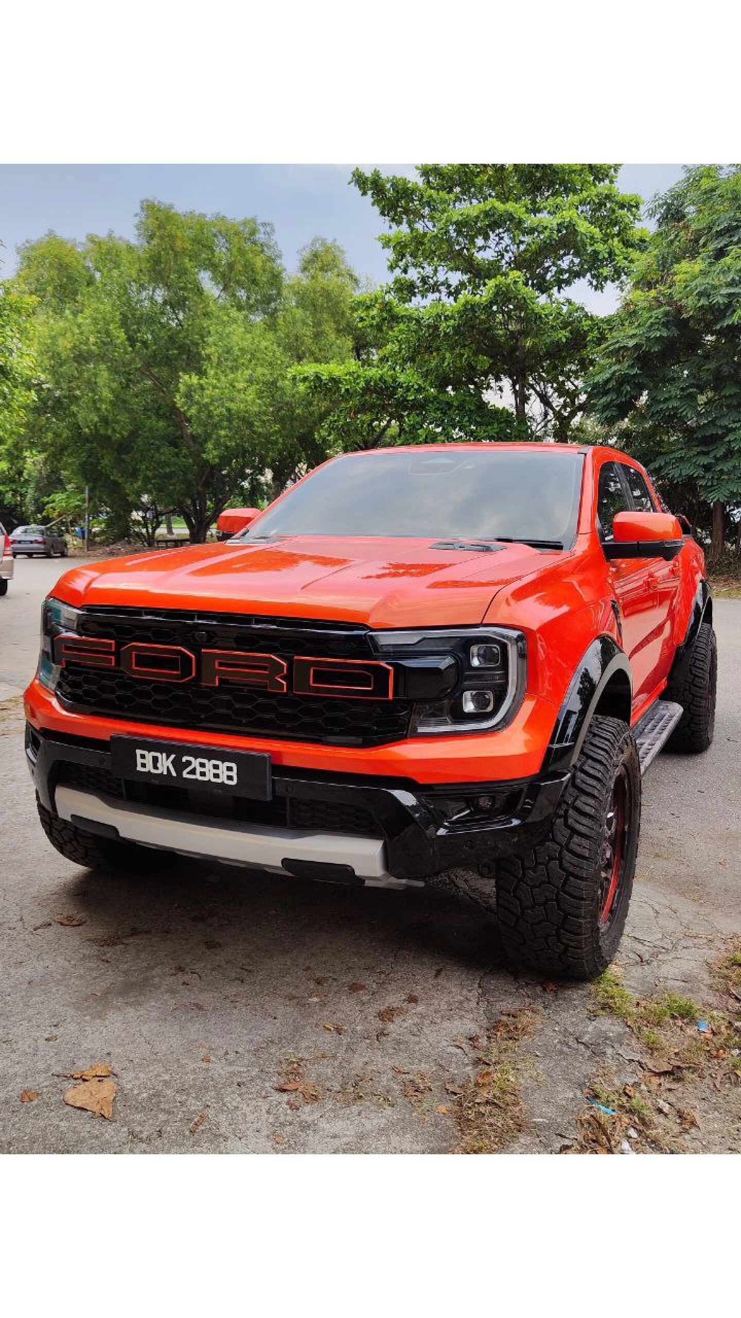 猛禽ford ranger 改色🇲🇾 ford ranger raptor 来的时候是橙色.