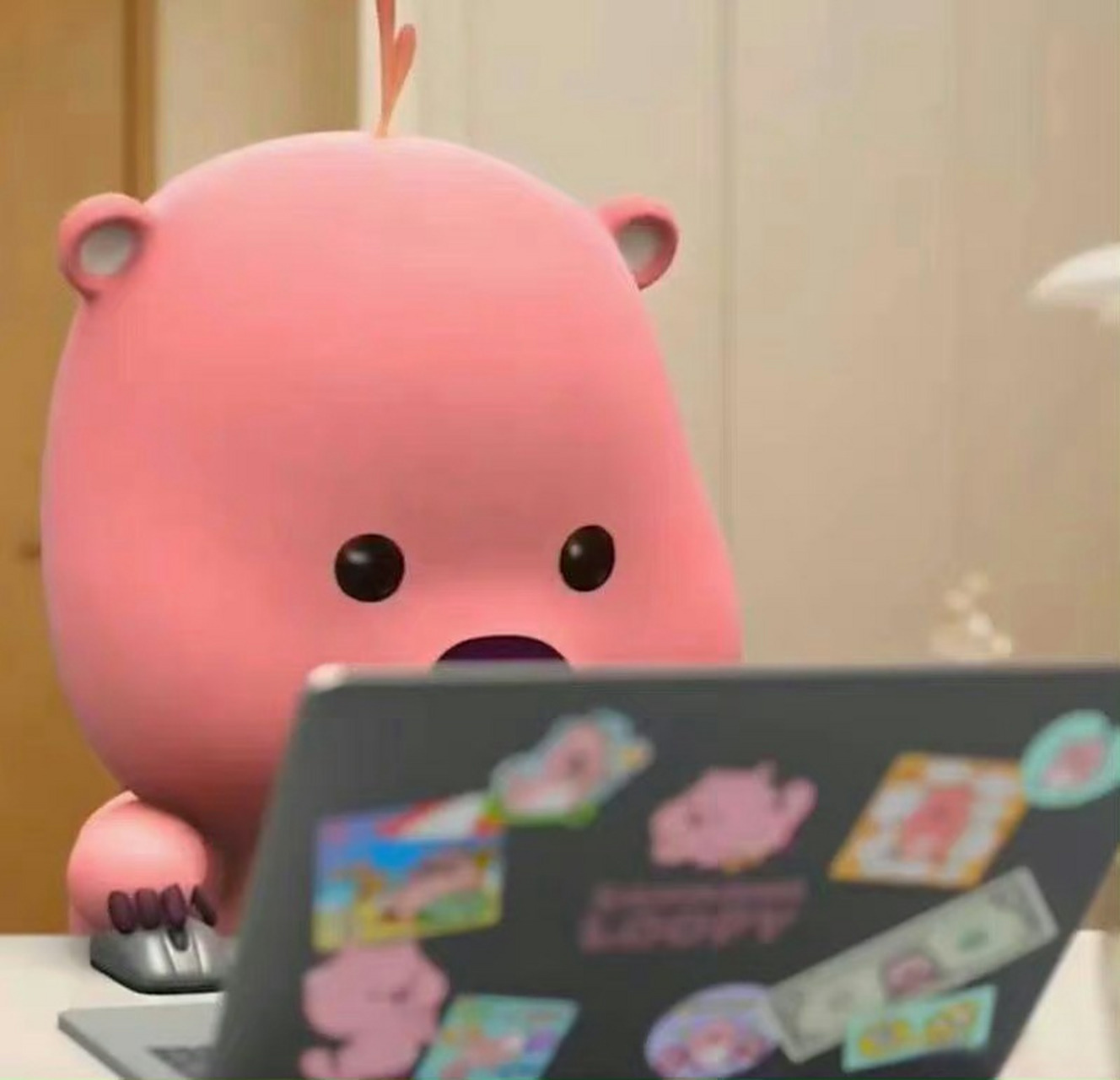 小西微分享#  最近小西被小海狸loopy萌住了～ 忍不住来和swuers分享