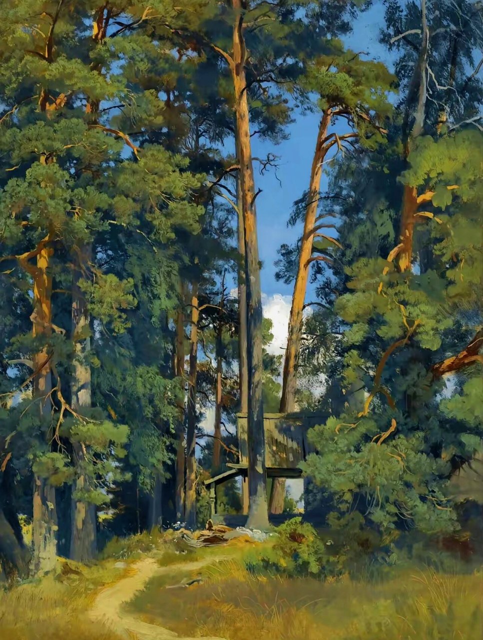 油画风景|俄罗斯现实主义风景画家希施金 伊万61 伊万诺维奇 61