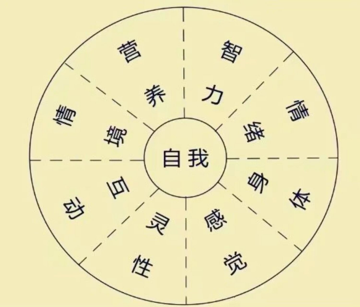 人的生命力用在理智,情绪,身体,感官,灵性,互动