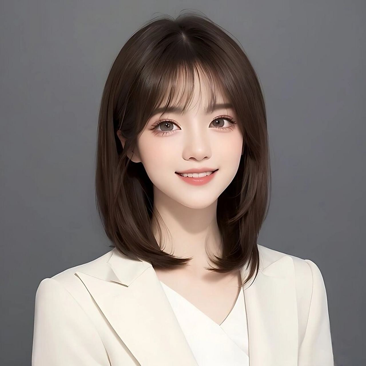 可爱女生手绘头像,比较适合职场女性或者白领小姐姐 只是图片的搬运工