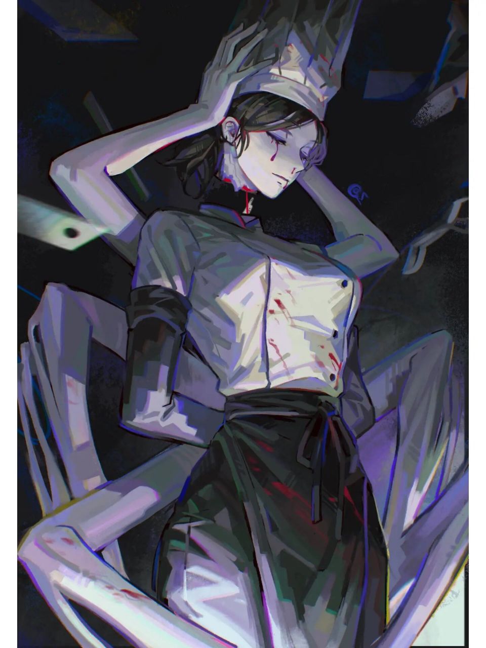 【电锯人】下坠恶魔 cigama绘制