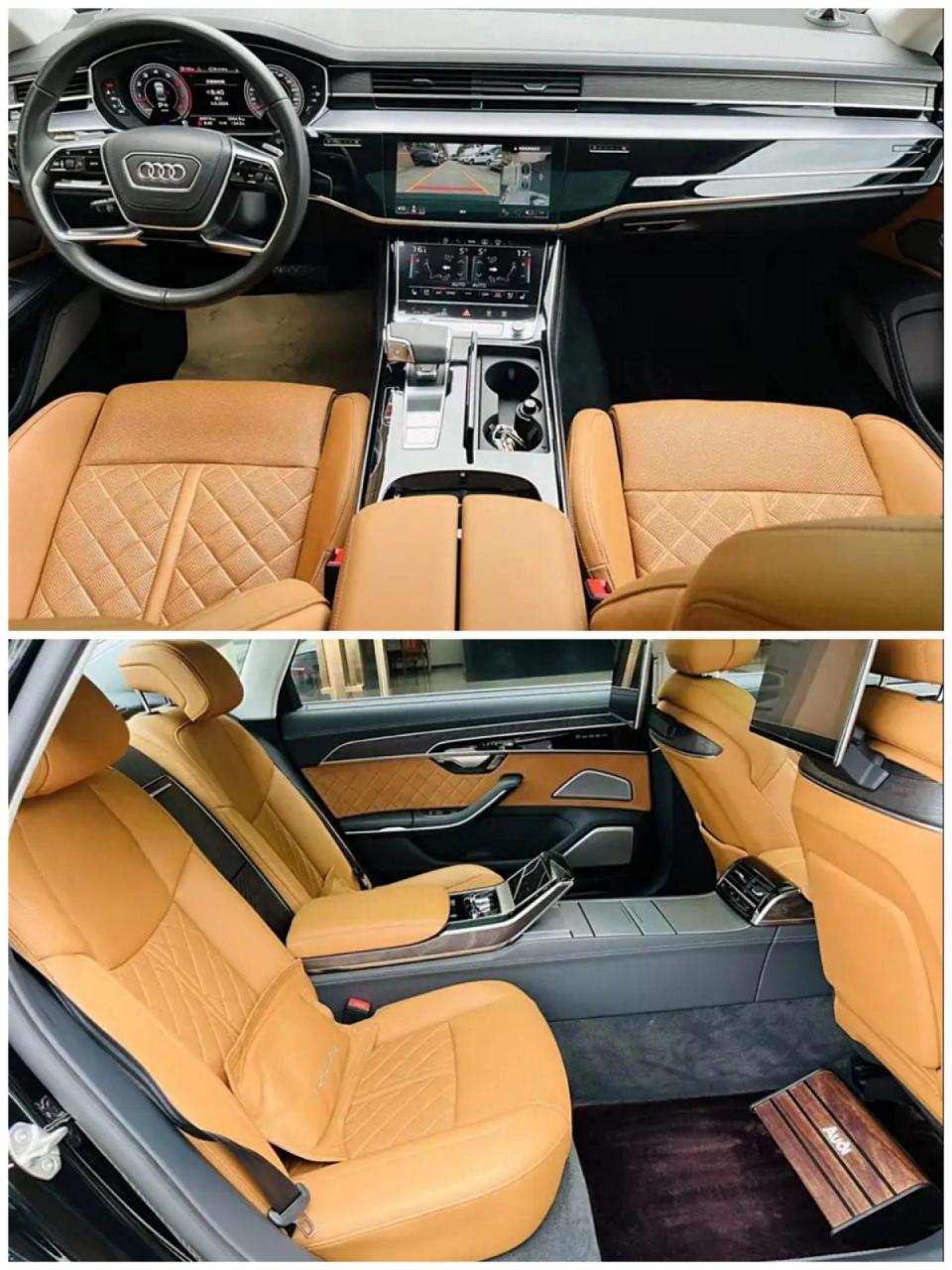 奥迪a8 2022款 a8l horch创始人版 传奇型 22年12月上牌 实表4万公里