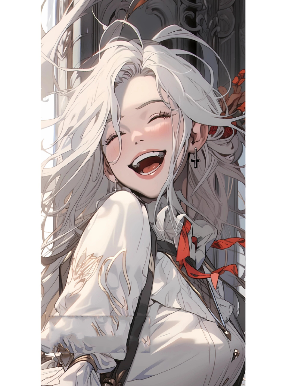 手机高清壁纸| 疯批美人黑莲花 你最喜欢哪个笑容?