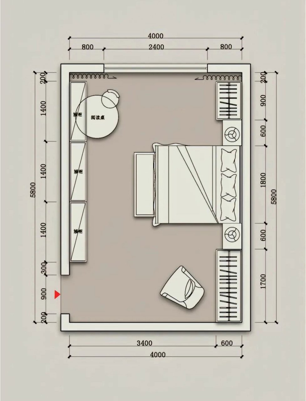 大卧室的6种布局方案 大卧室的6种布局方案,有设计装修需求的朋友记得