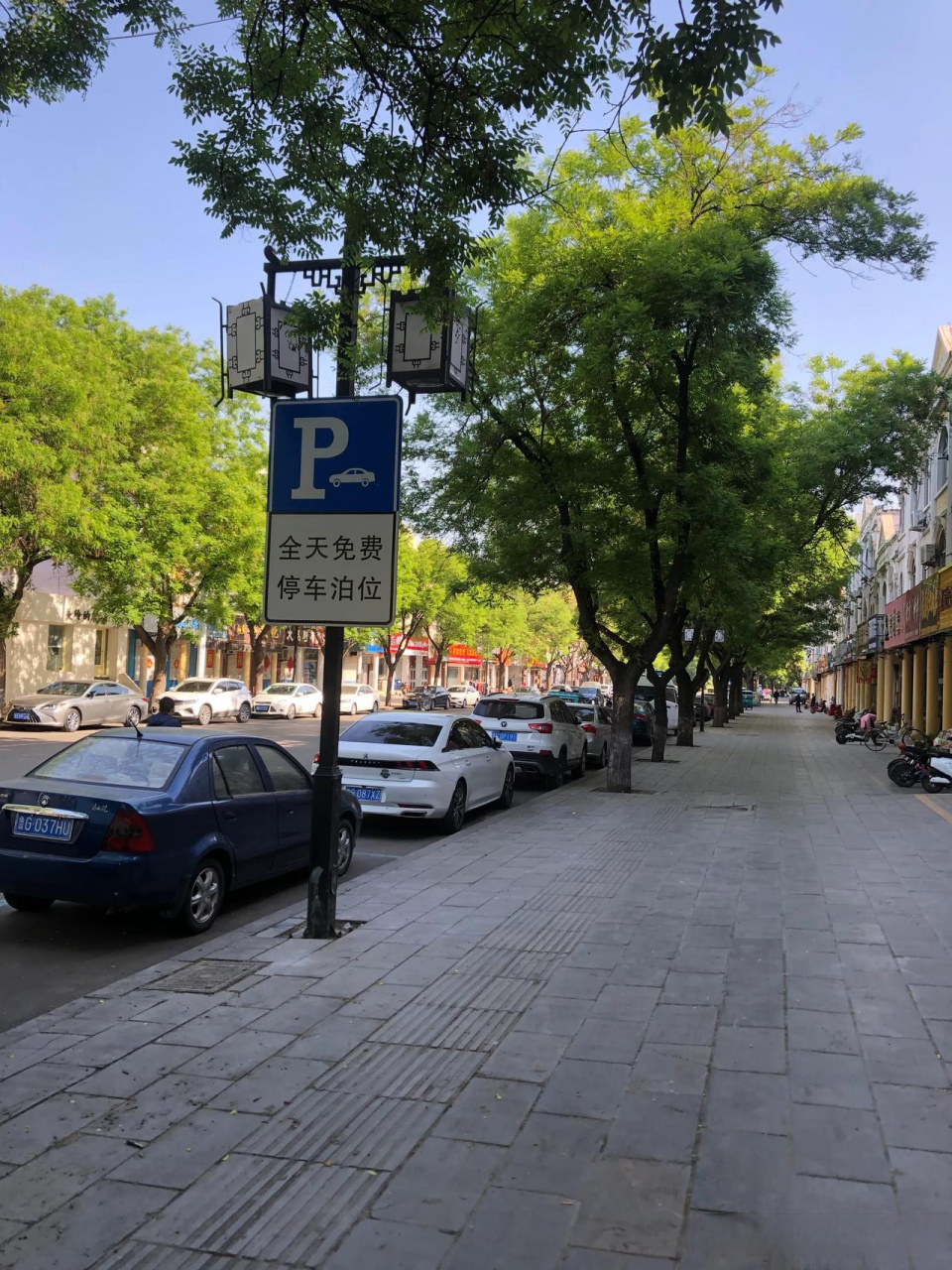 青州古城 停车全部免费 真让人羡慕