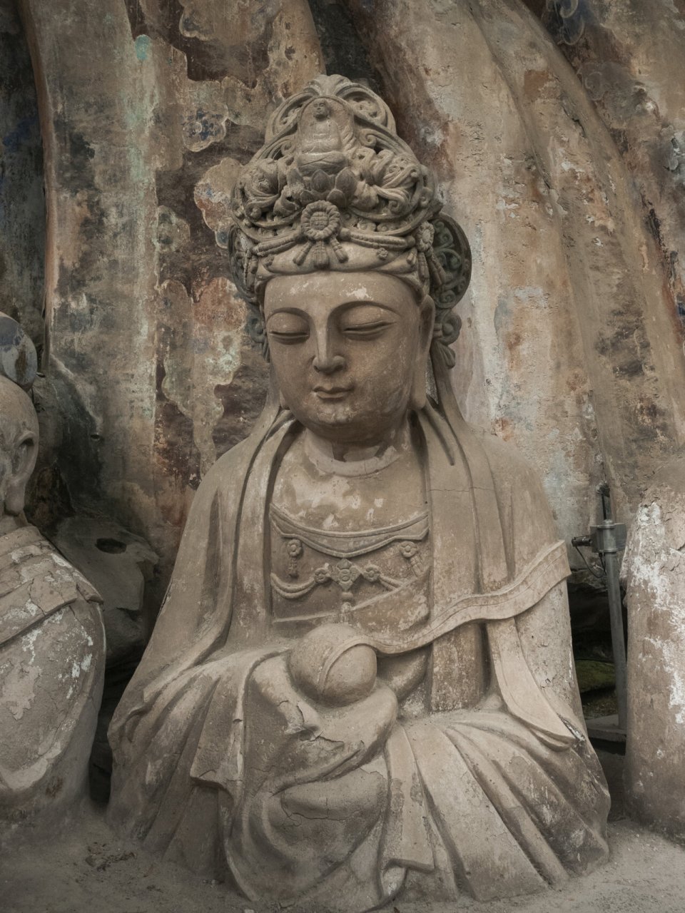 卧佛 · 释迦涅槃圣迹图 地点:重庆大足·宝顶山 年代:南宋 ·卧佛