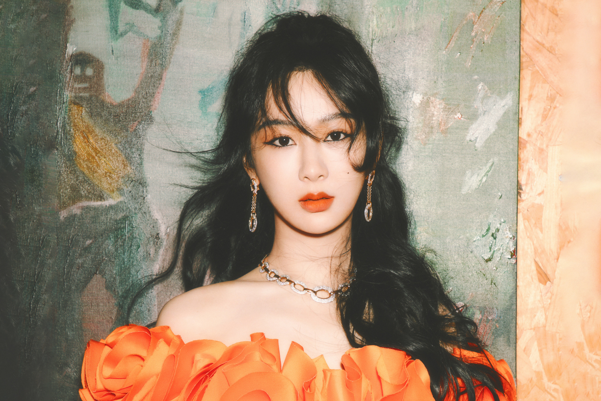 09杨紫 | 电脑壁纸  98#杨紫脸颊痣